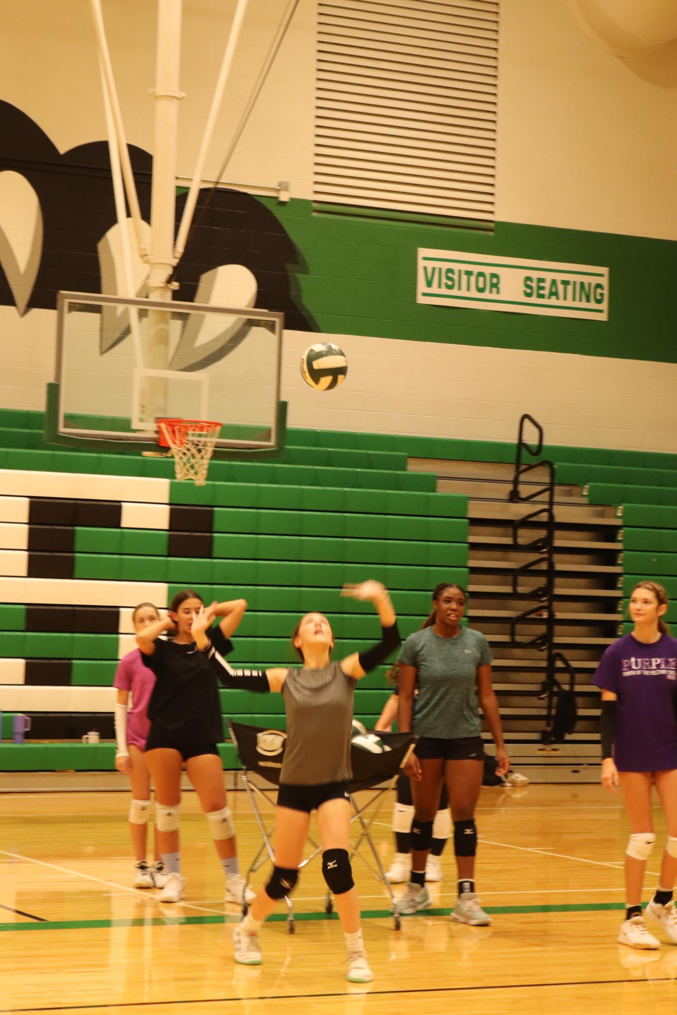 Volleyball practice (Photos by Tripp Stratton)
