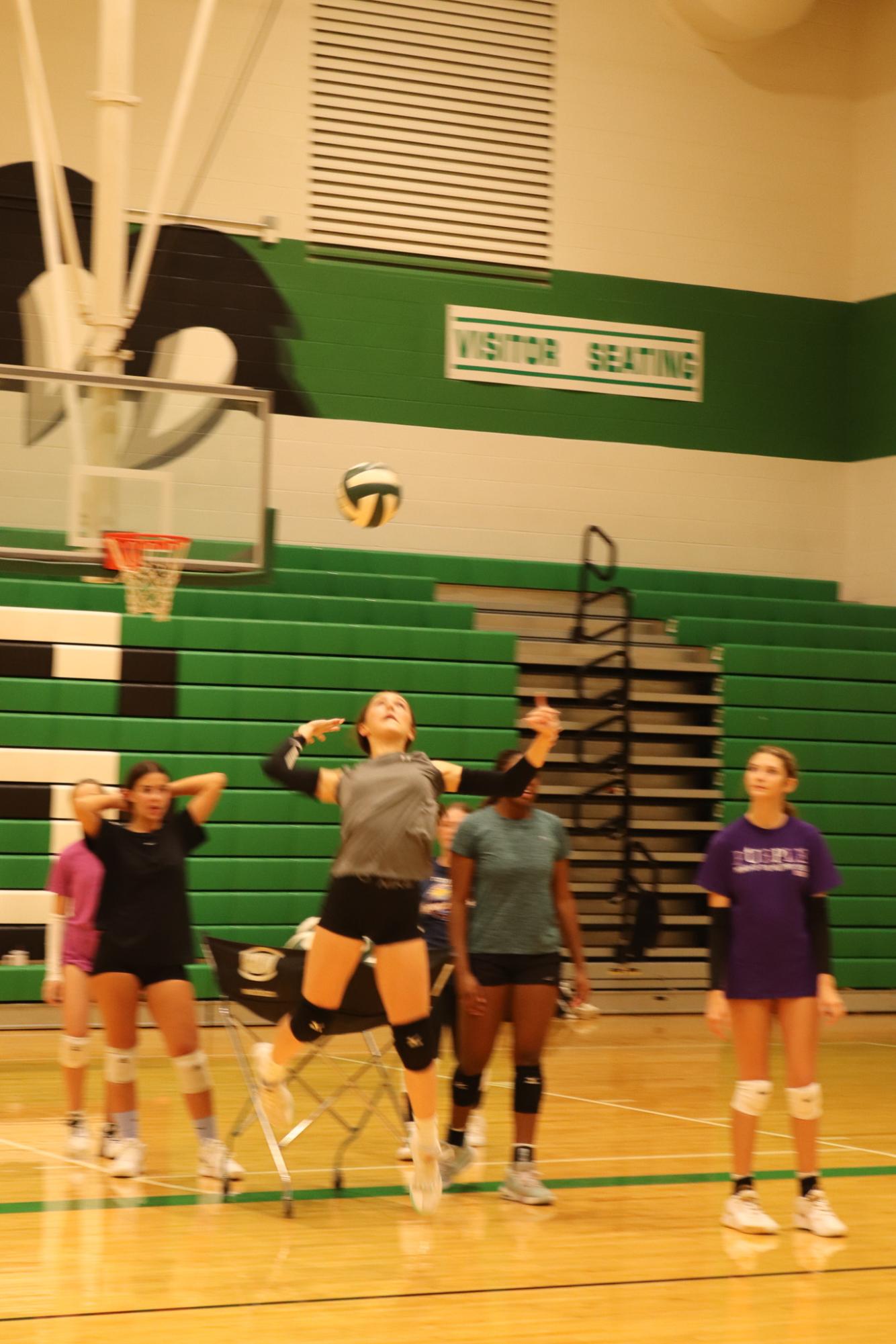 Volleyball practice (Photos by Tripp Stratton)