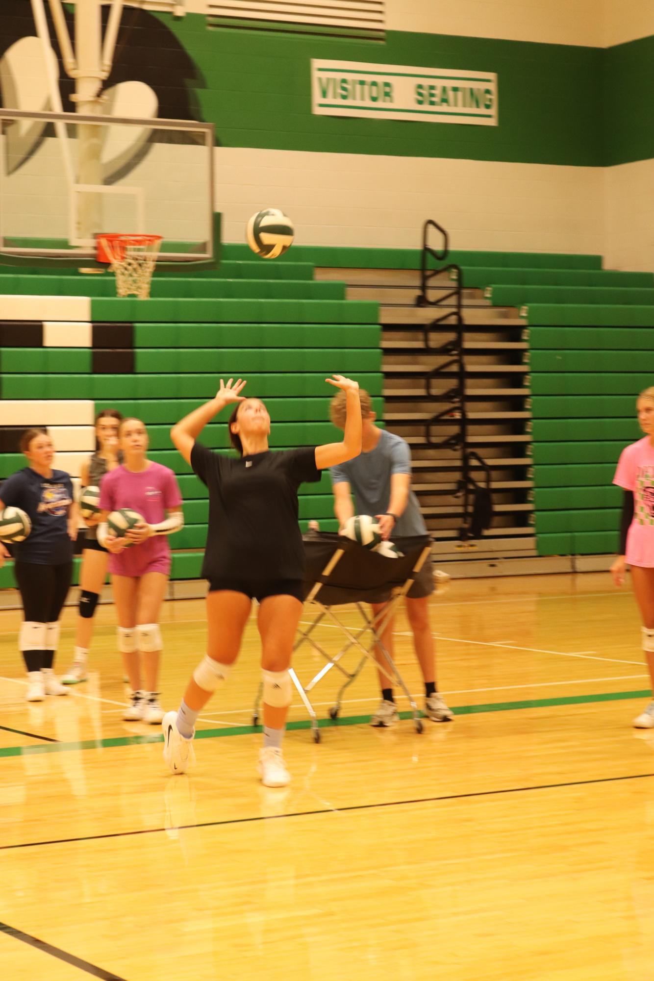 Volleyball practice (Photos by Tripp Stratton)