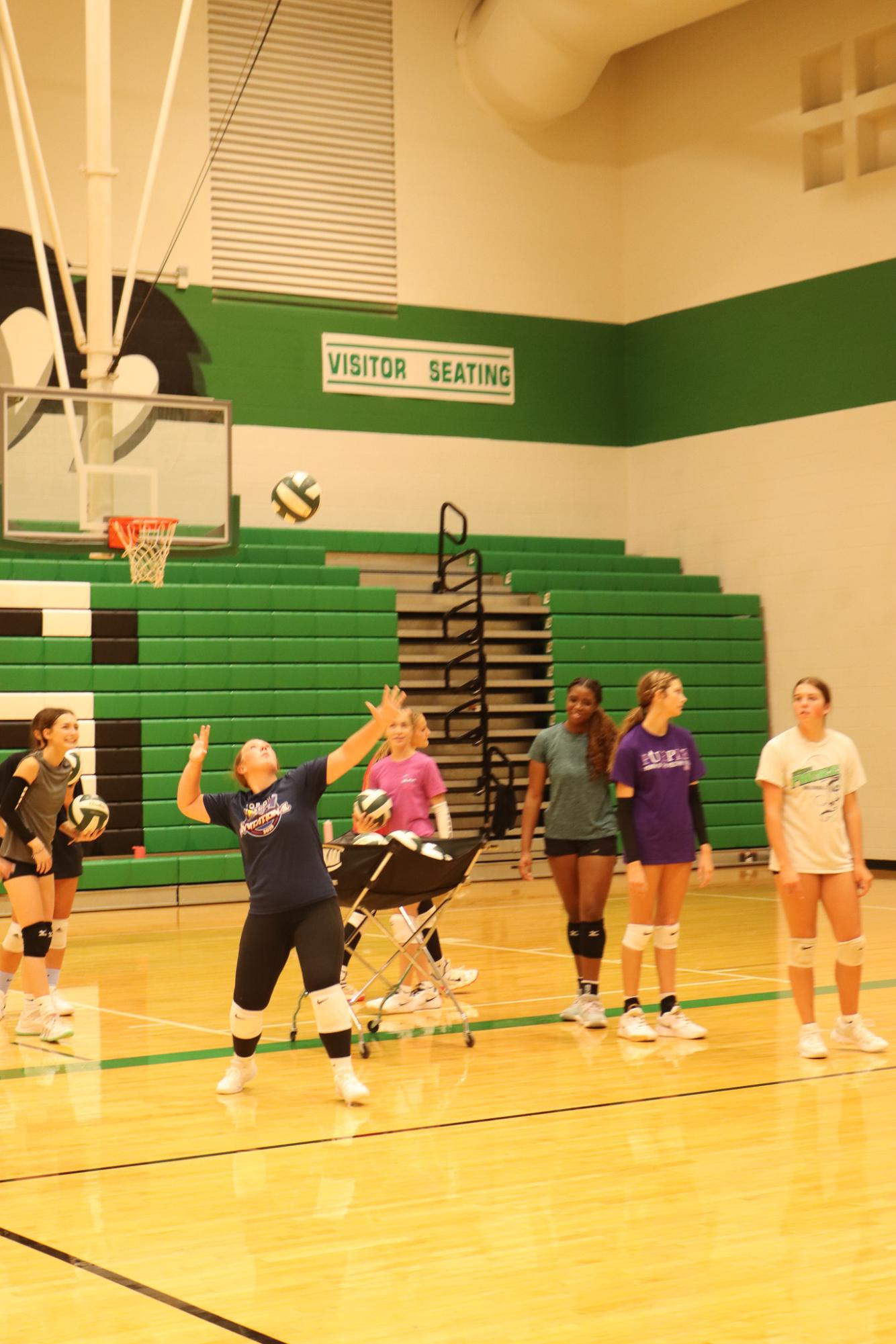 Volleyball practice (Photos by Tripp Stratton)