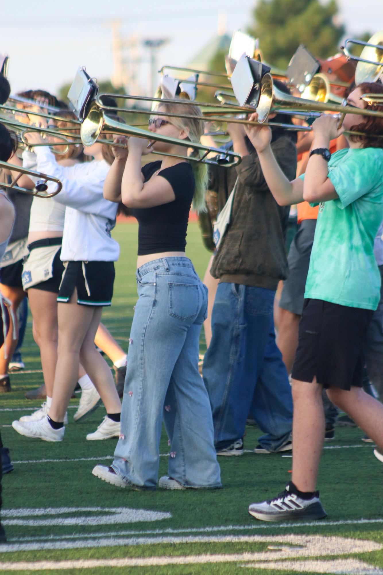 Morning Band Practice (Photos by Madison Hite)