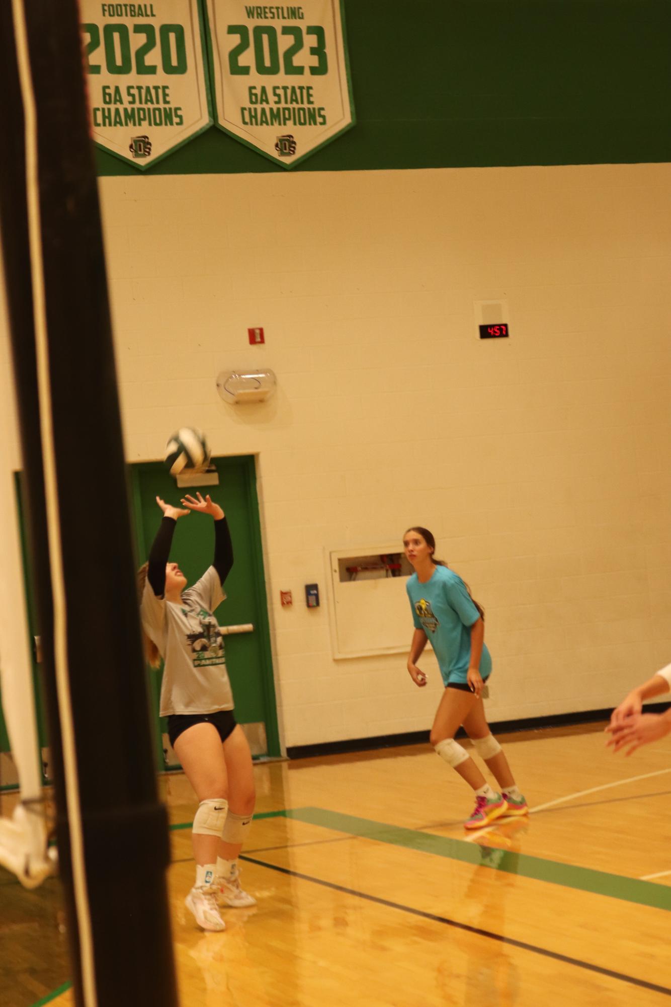 Volleyball practice (Photos by Tripp Stratton)