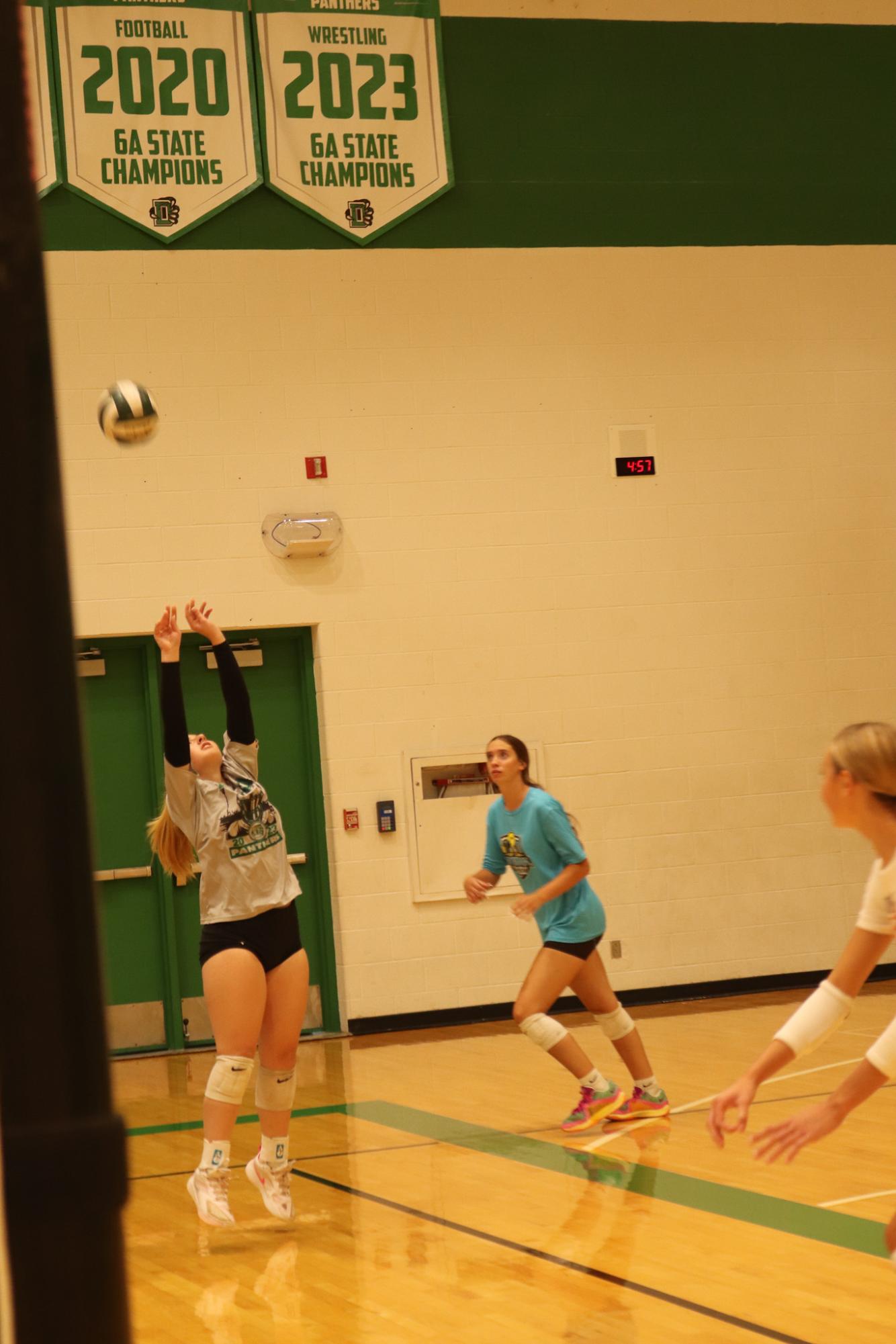 Volleyball practice (Photos by Tripp Stratton)