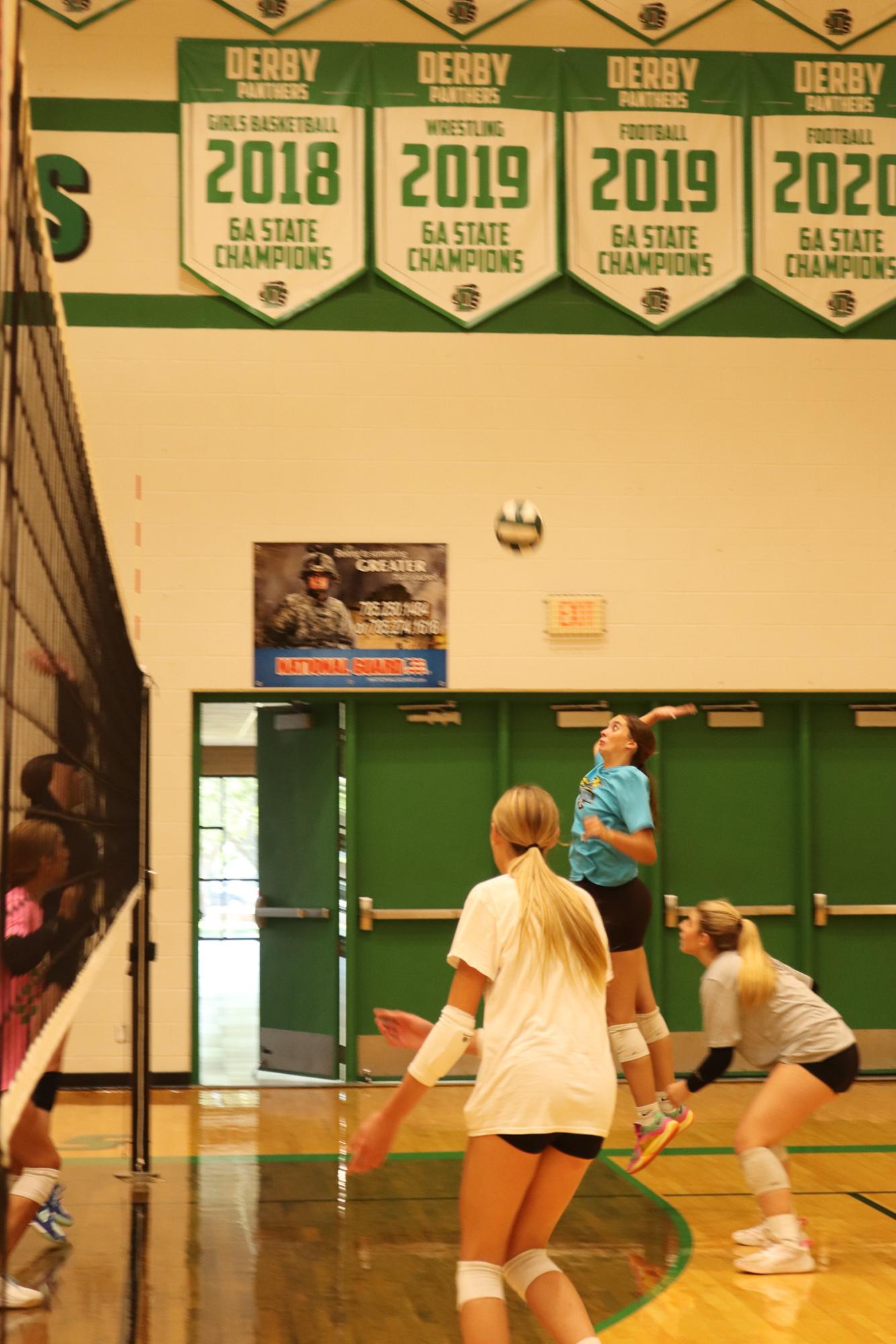 Volleyball practice (Photos by Tripp Stratton)