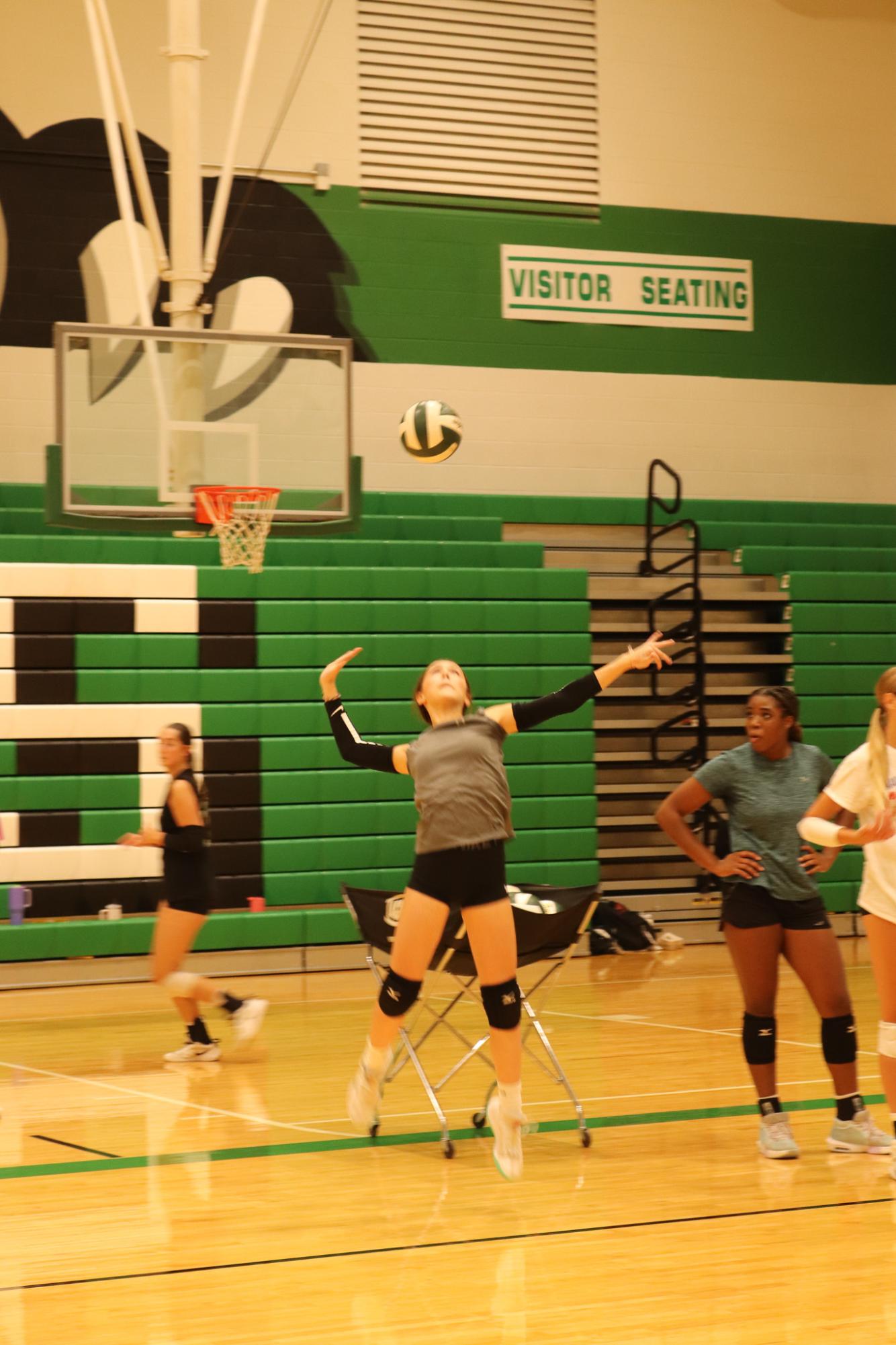 Volleyball practice (Photos by Tripp Stratton)