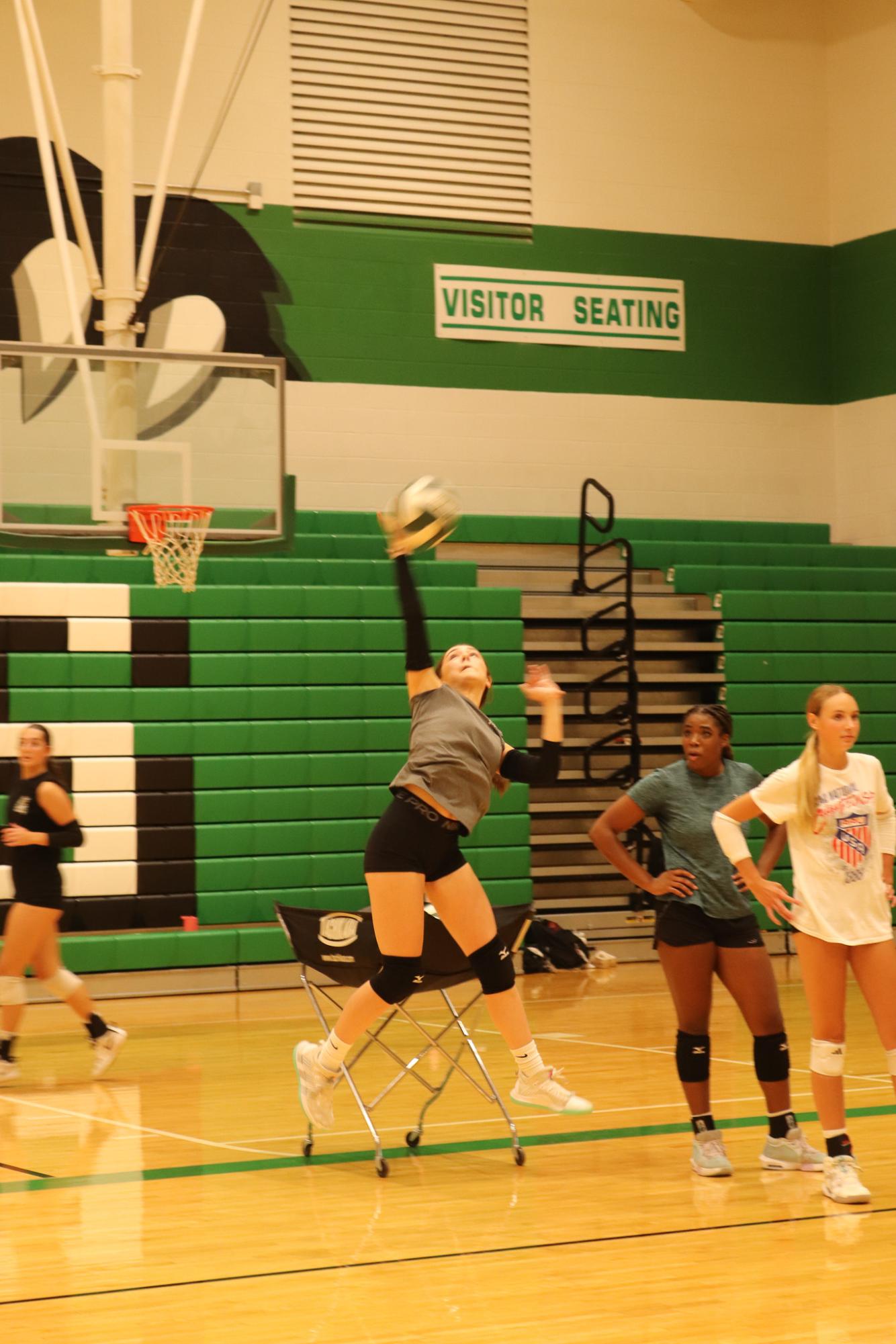 Volleyball practice (Photos by Tripp Stratton)
