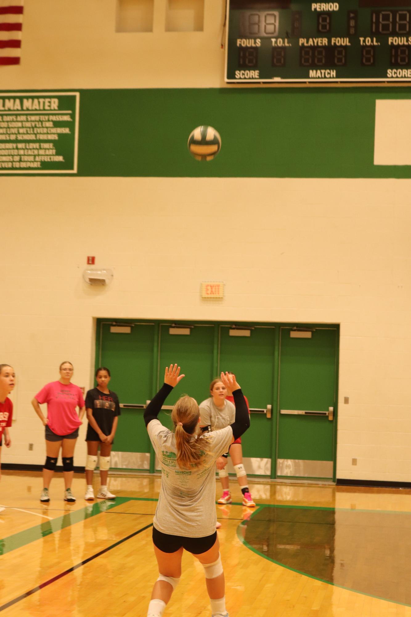 Volleyball practice (Photos by Tripp Stratton)
