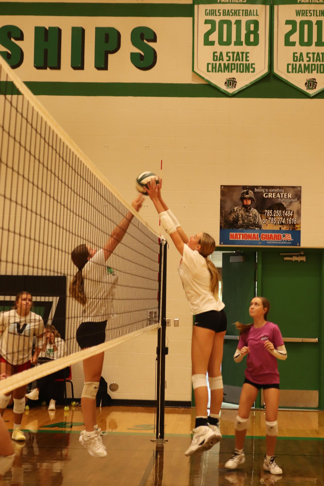 Volleyball practice (Photos by Tripp Stratton)