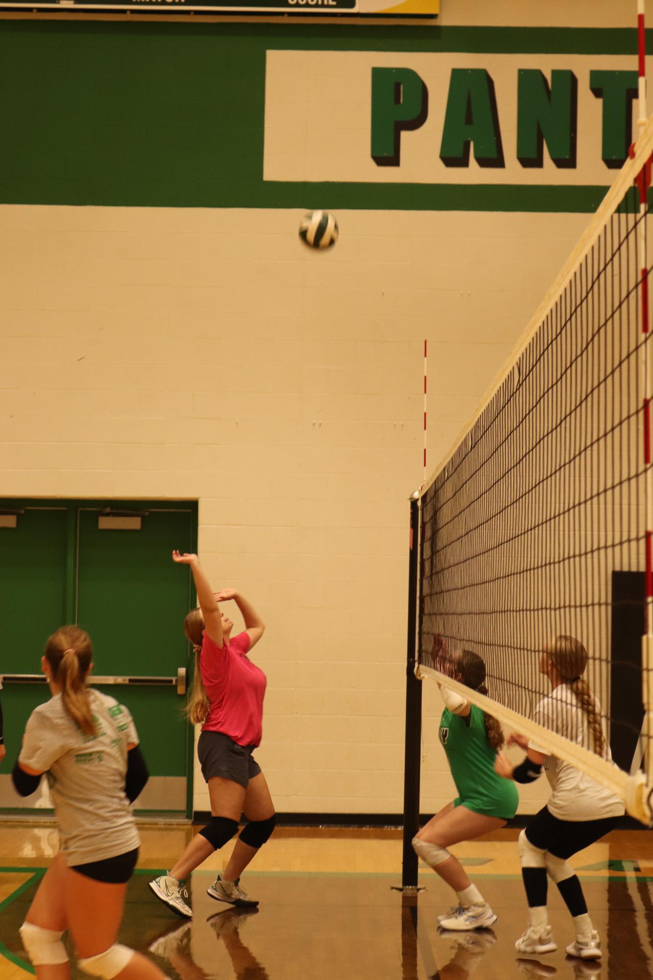 Volleyball practice (Photos by Tripp Stratton)