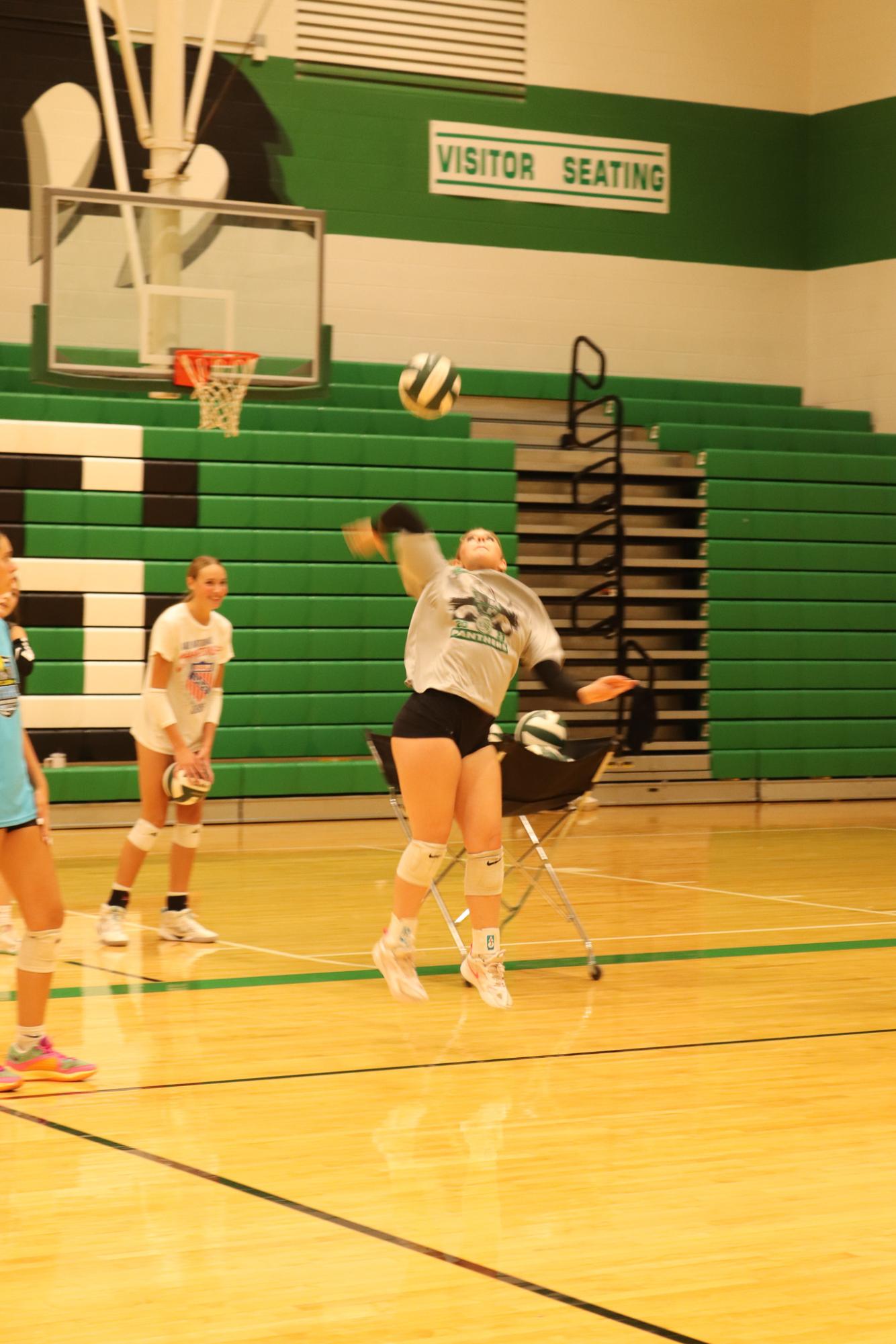 Volleyball practice (Photos by Tripp Stratton)