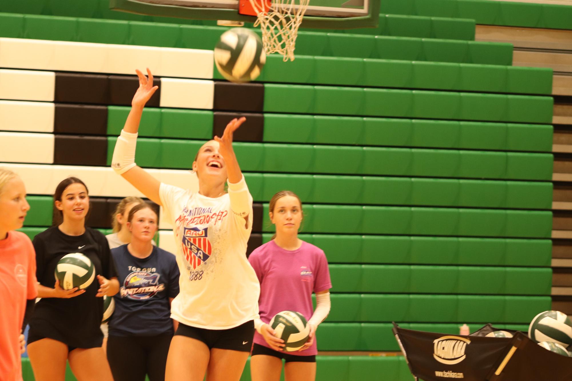 Volleyball practice (Photos by Tripp Stratton)