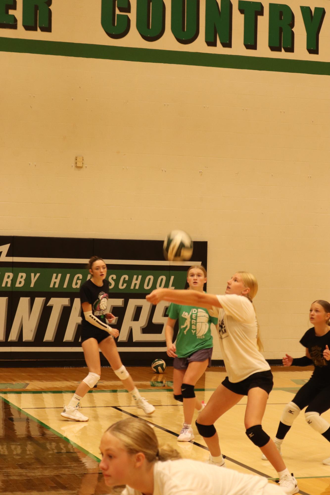 Volleyball practice (Photos by Tripp Stratton)