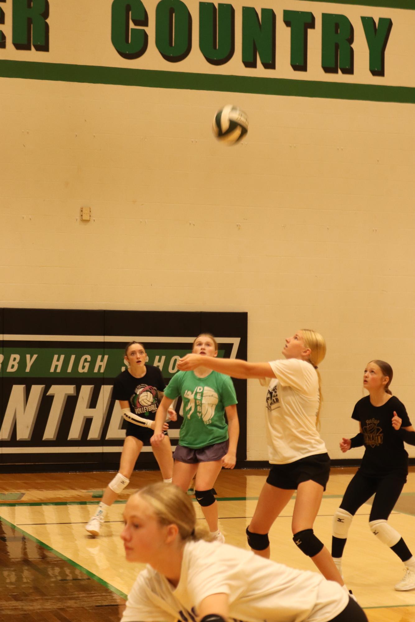 Volleyball practice (Photos by Tripp Stratton)