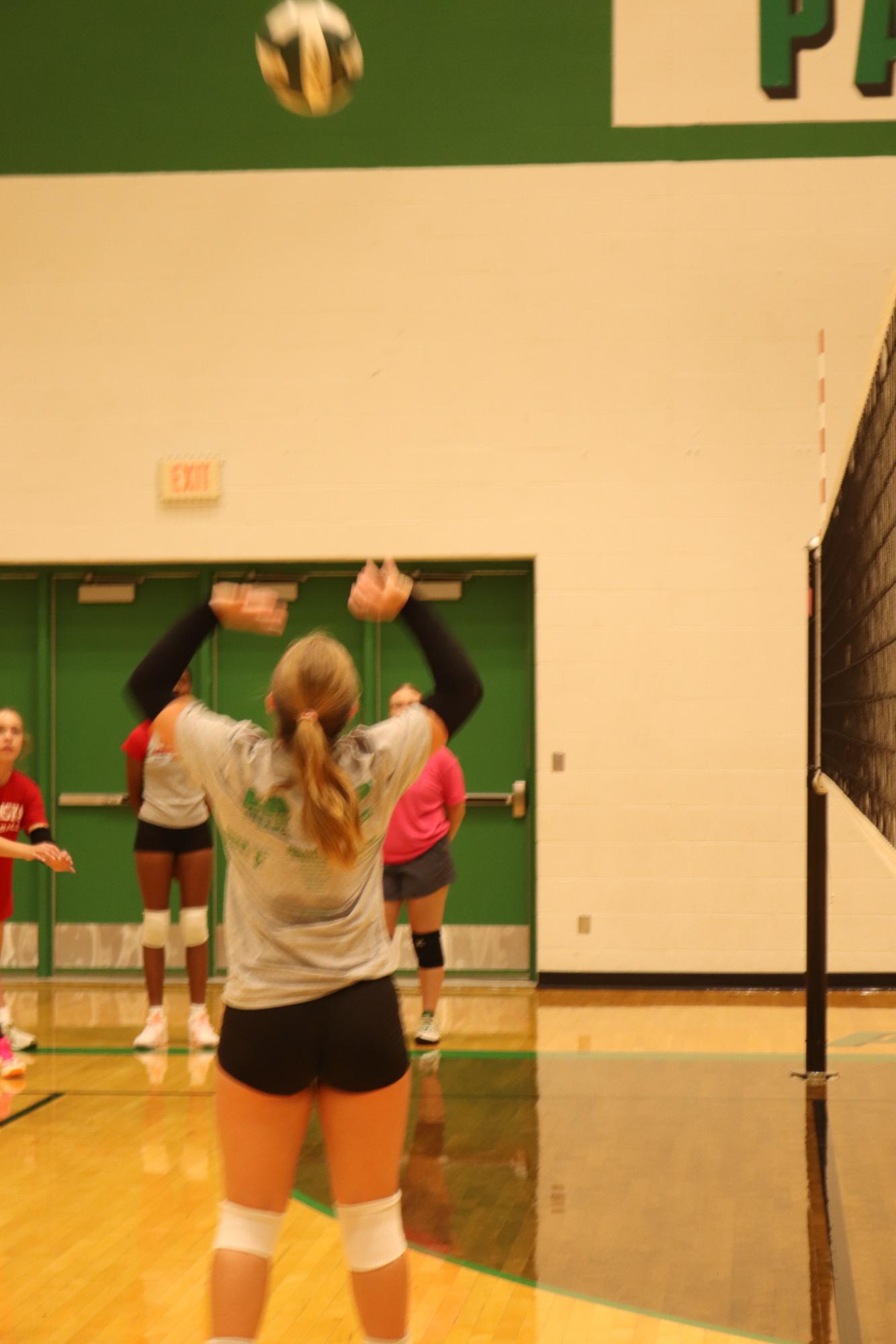Volleyball practice (Photos by Tripp Stratton)