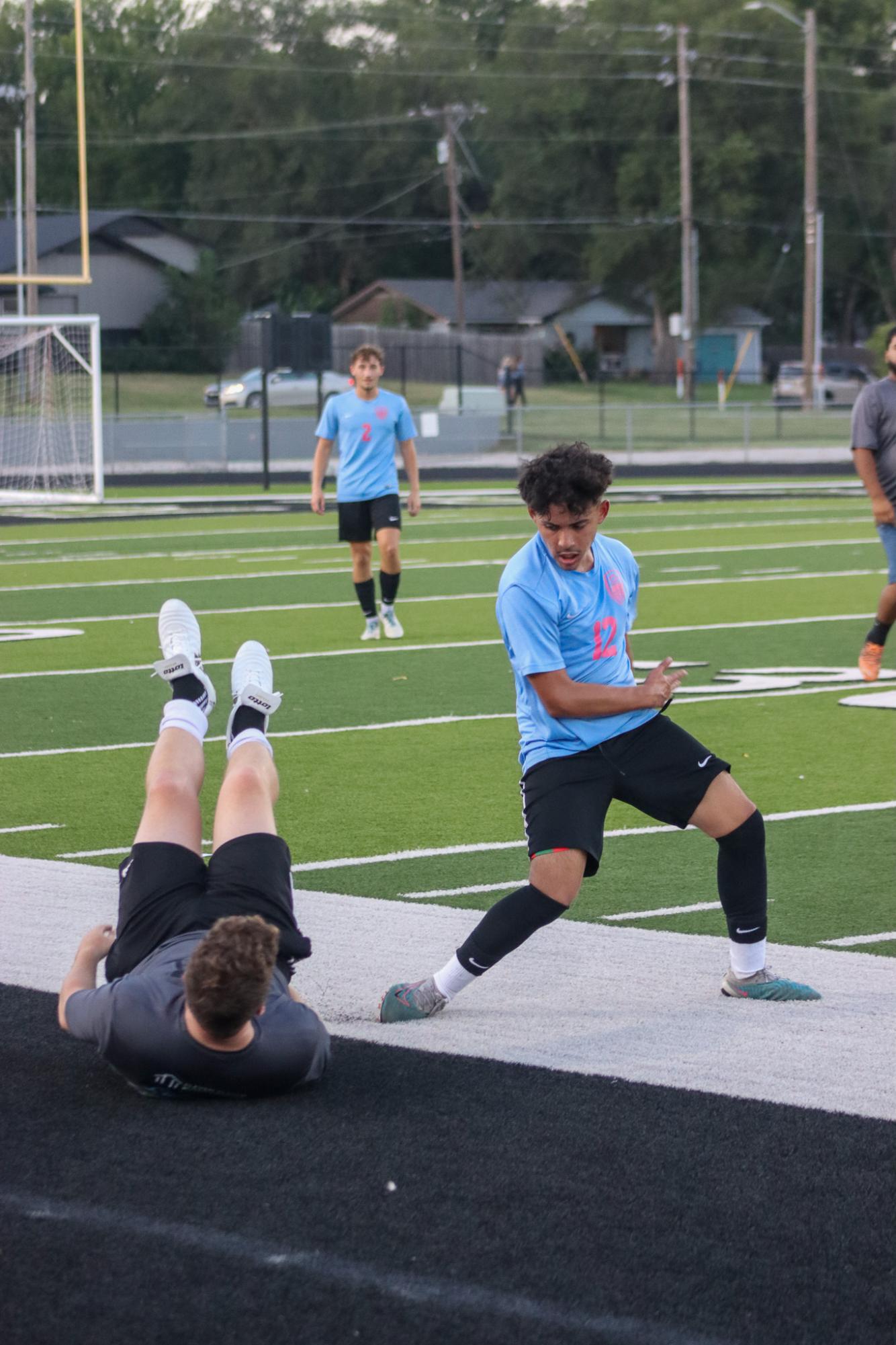 Boys varsity soccer vs. Alumni game (Photos by Delainey Stephenson)
