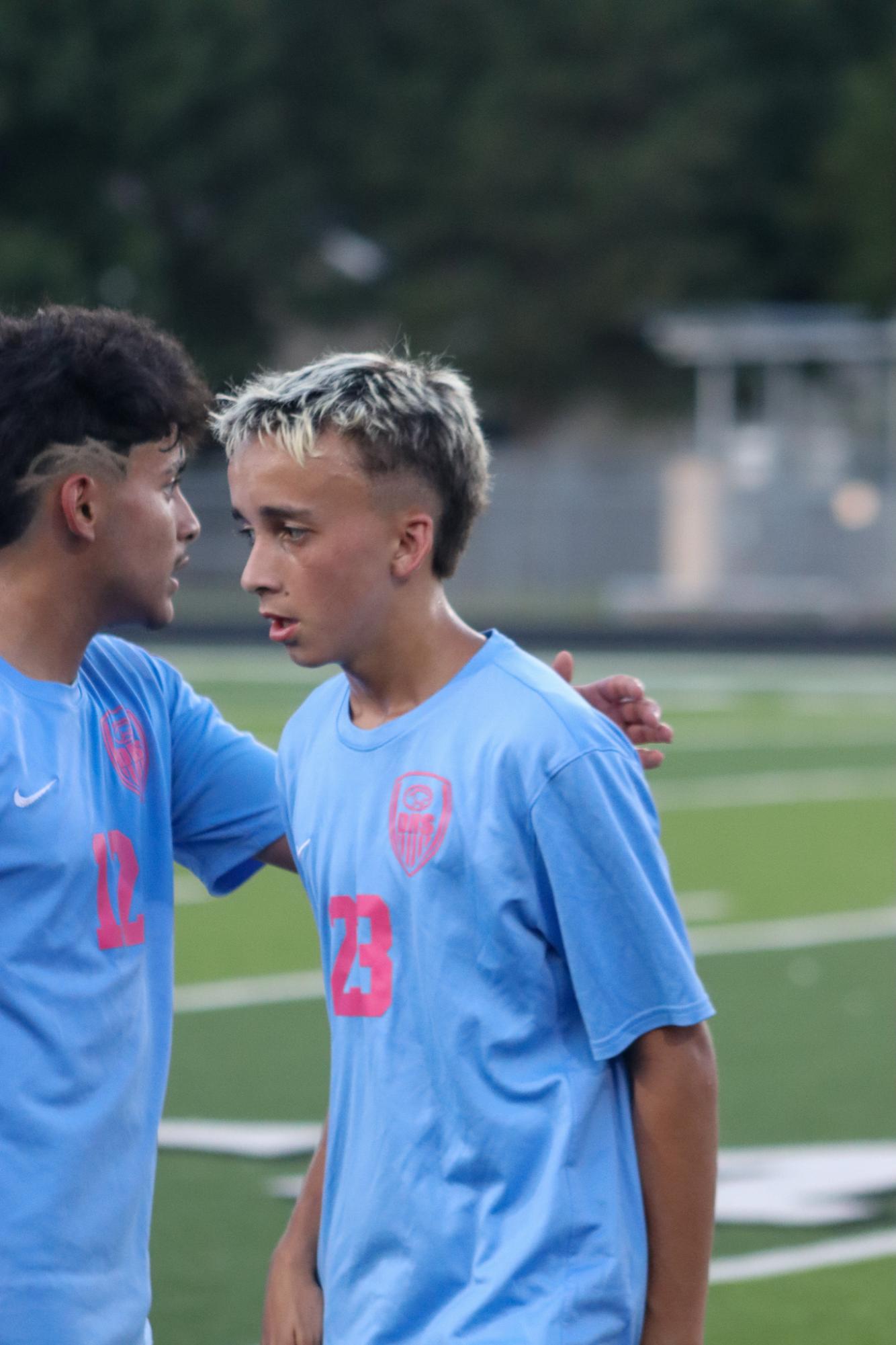 Boys varsity soccer vs. Alumni game (Photos by Delainey Stephenson)