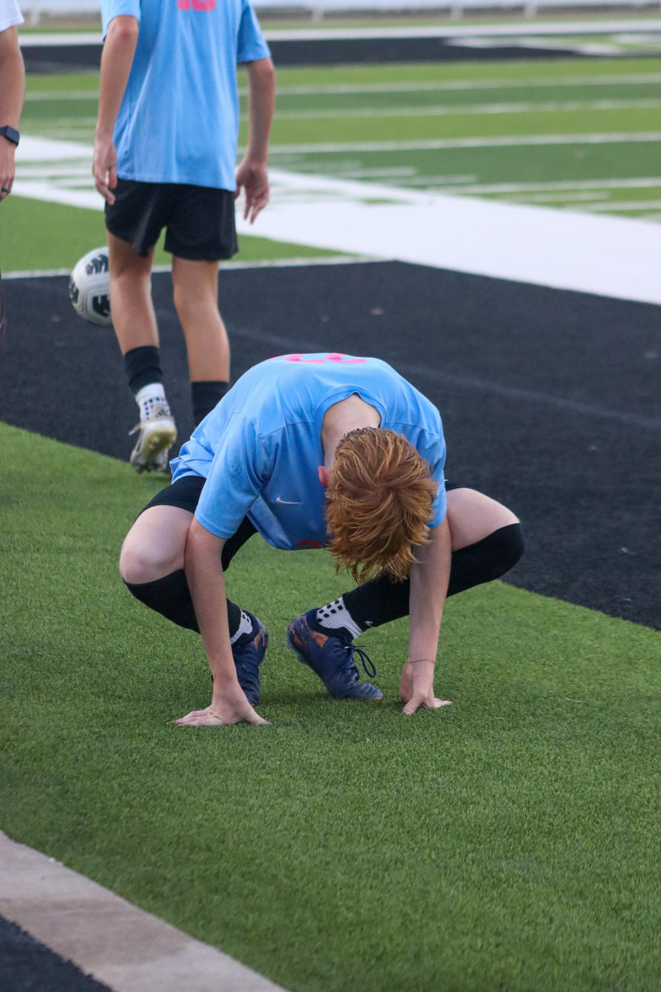 Boys varsity soccer vs. Alumni game (Photos by Delainey Stephenson)