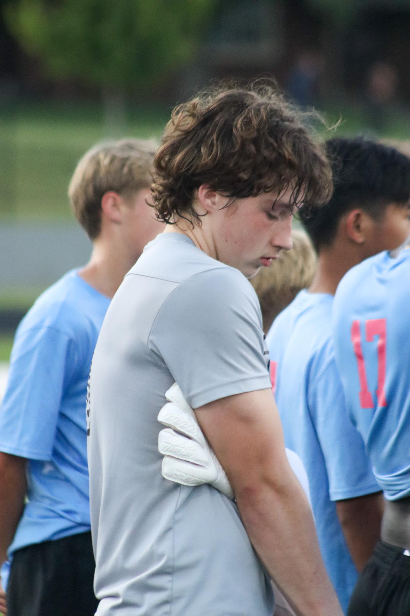 Boys varsity soccer vs. Alumni game (Photos by Delainey Stephenson)