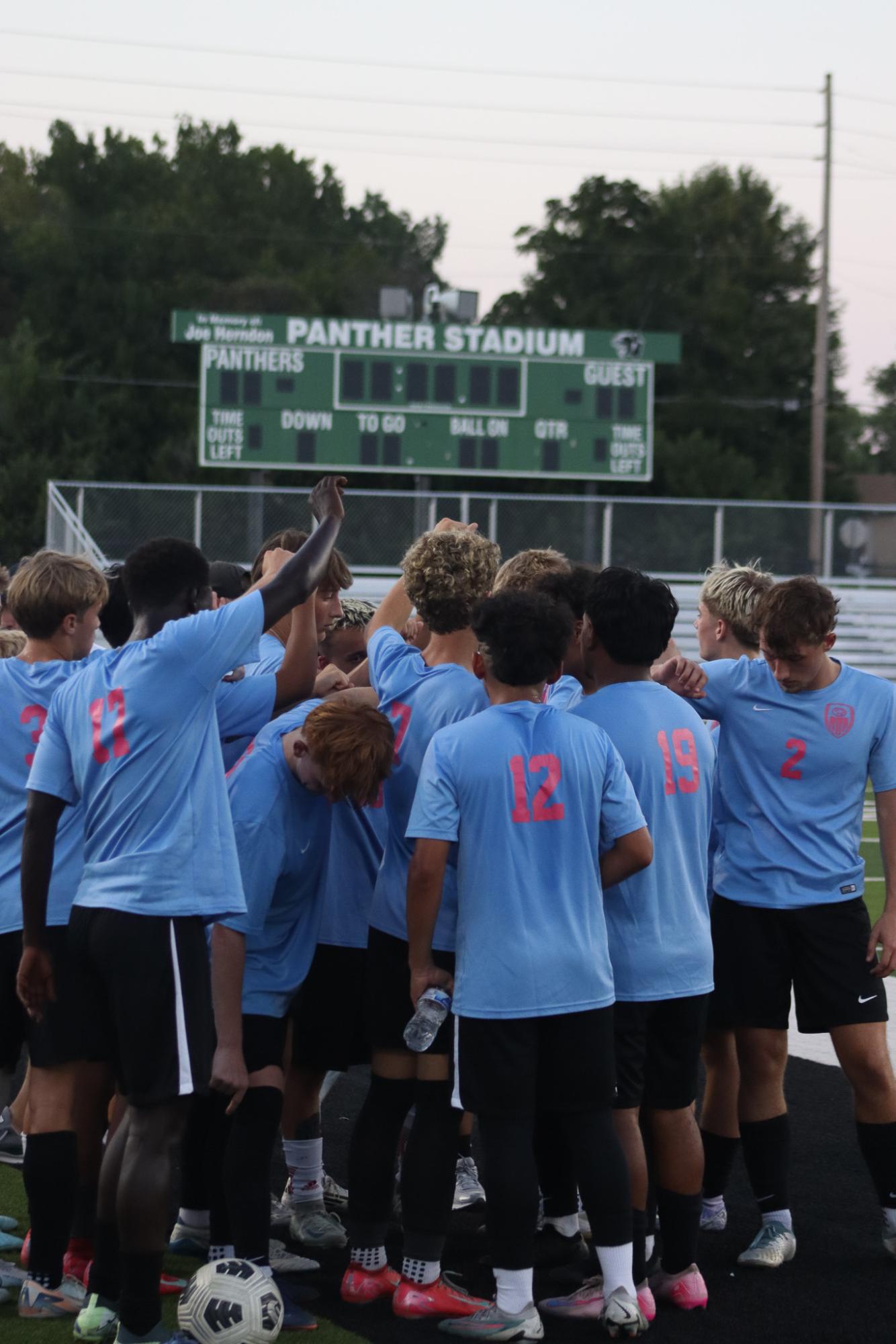 Boys varsity soccer vs. Alumni game (Photos by Delainey Stephenson)