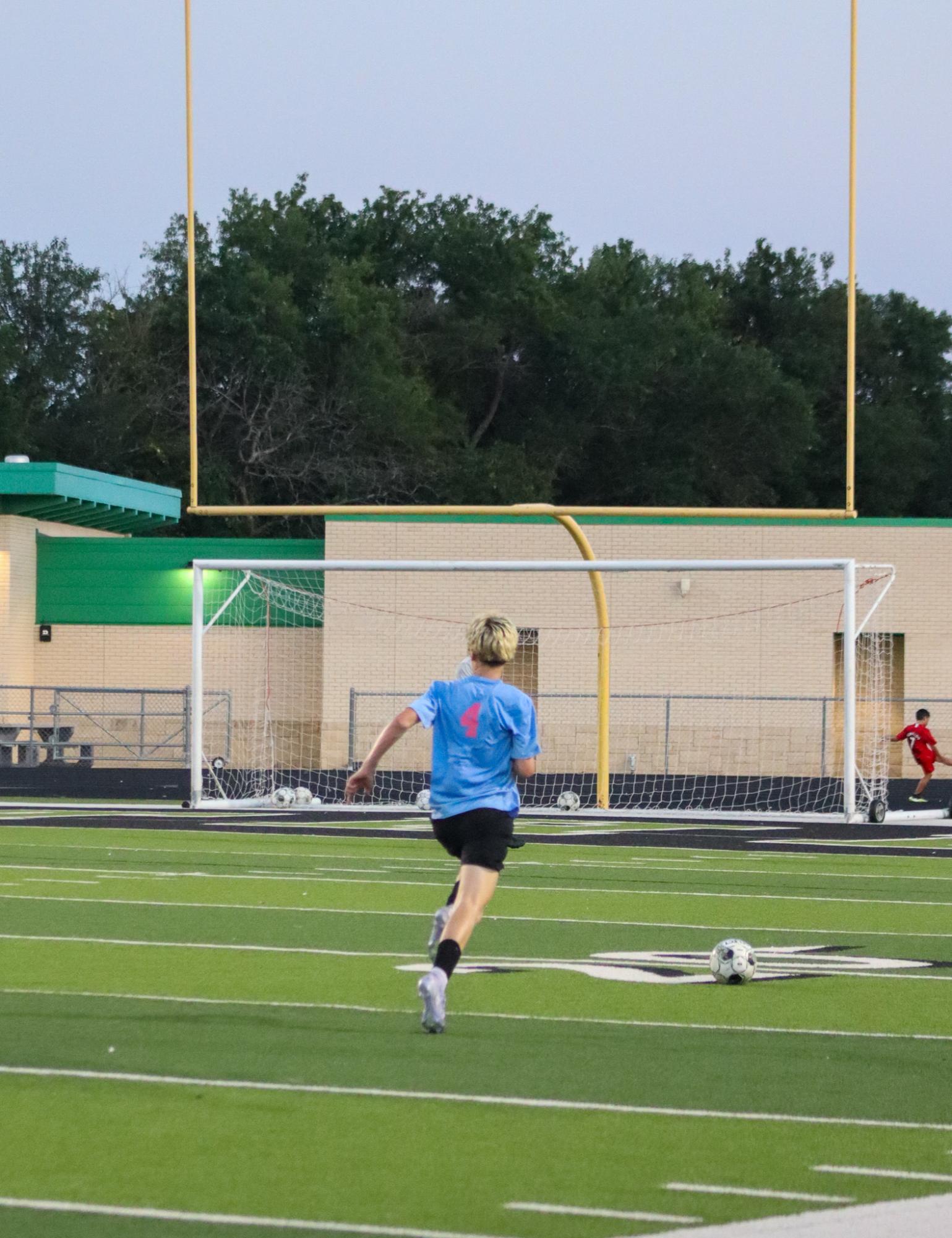 Boys varsity soccer vs. Alumni game (Photos by Delainey Stephenson)
