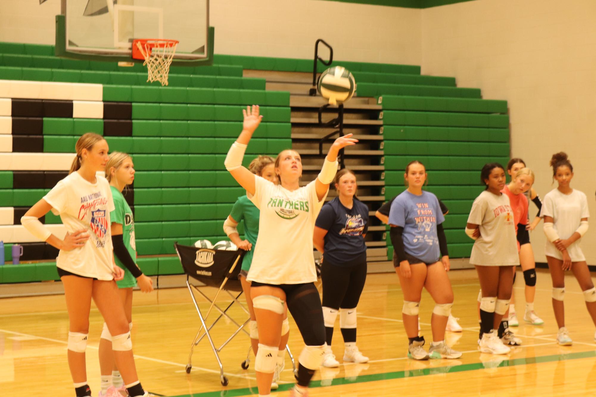 Volleyball practice (Photos by Tripp Stratton)