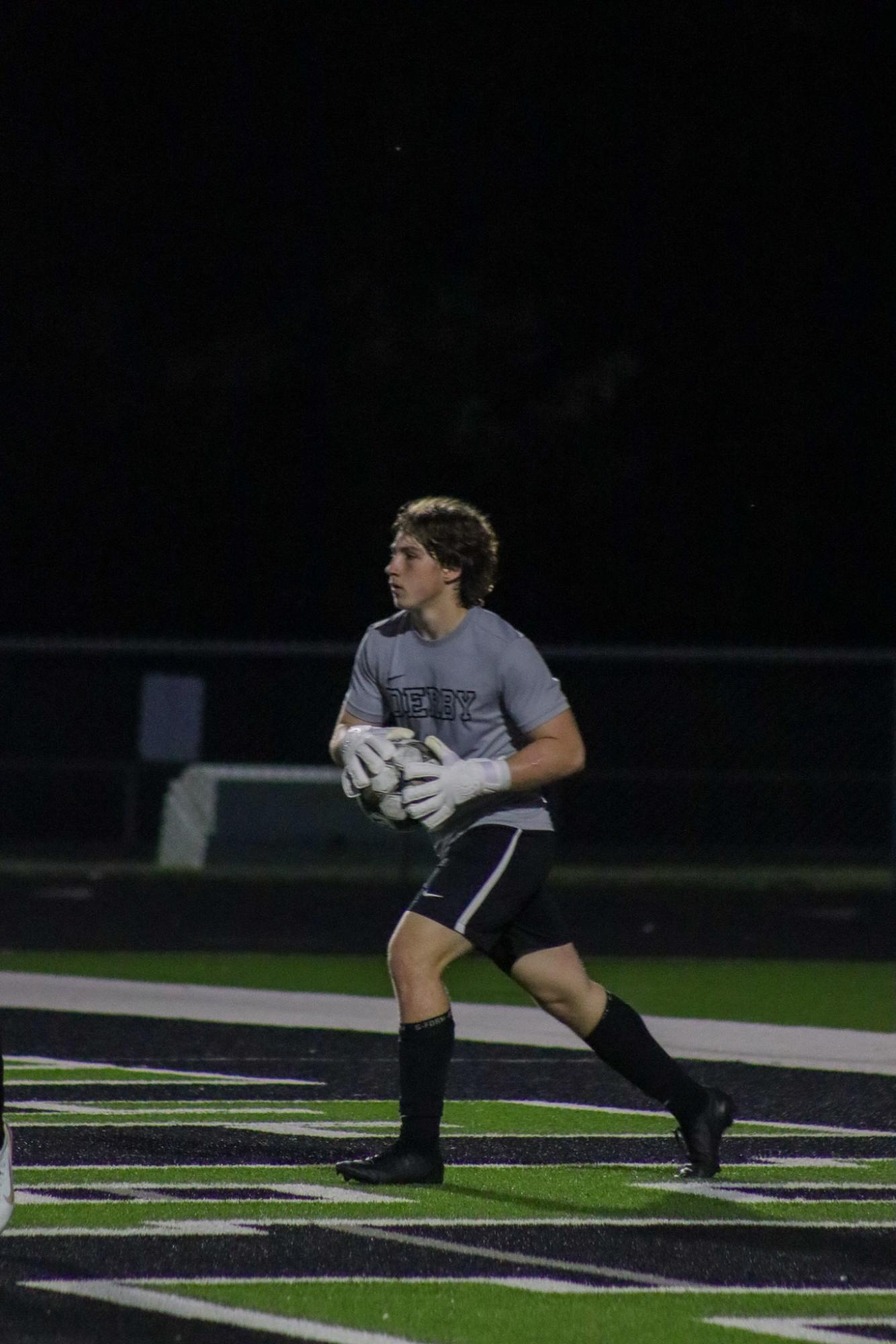 Boys varsity soccer vs. Alumni game (Photos by Delainey Stephenson)