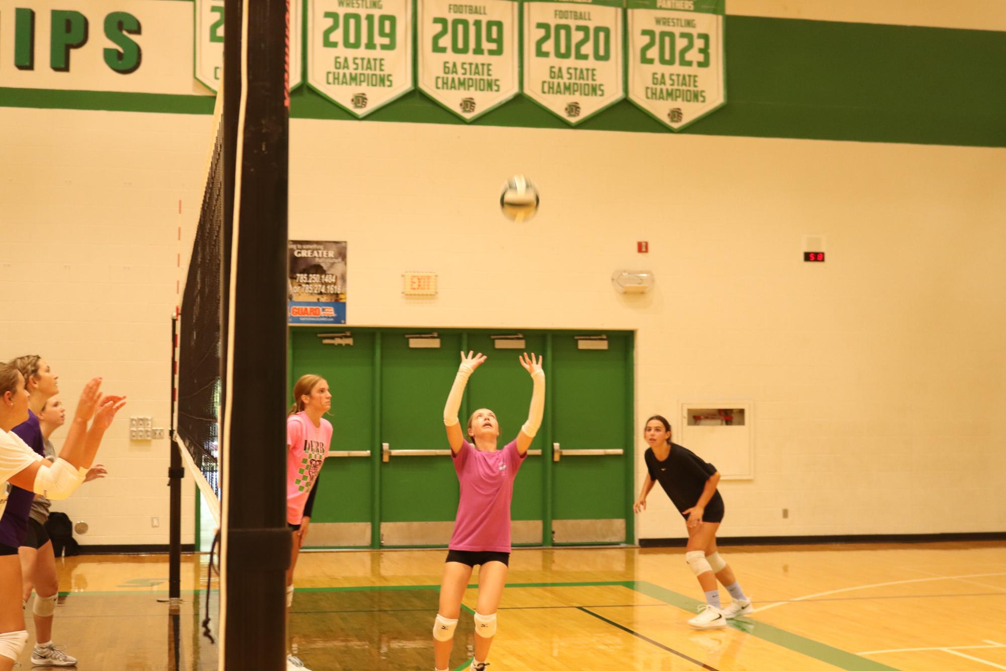 Volleyball practice (Photos by Tripp Stratton)