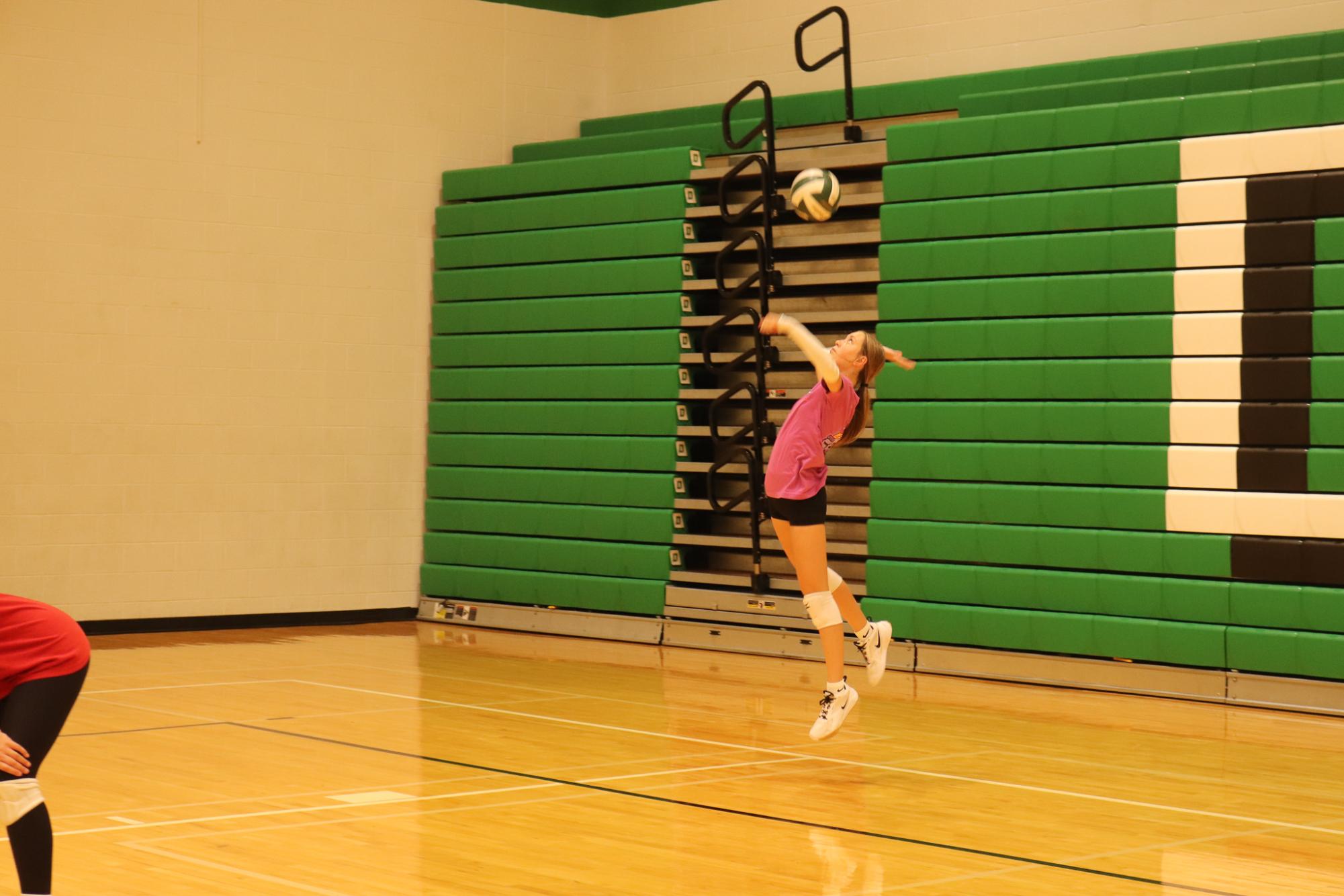 Volleyball practice (Photos by Tripp Stratton)