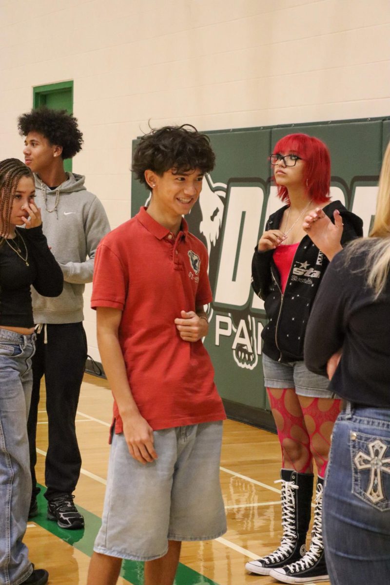 Students laughing 