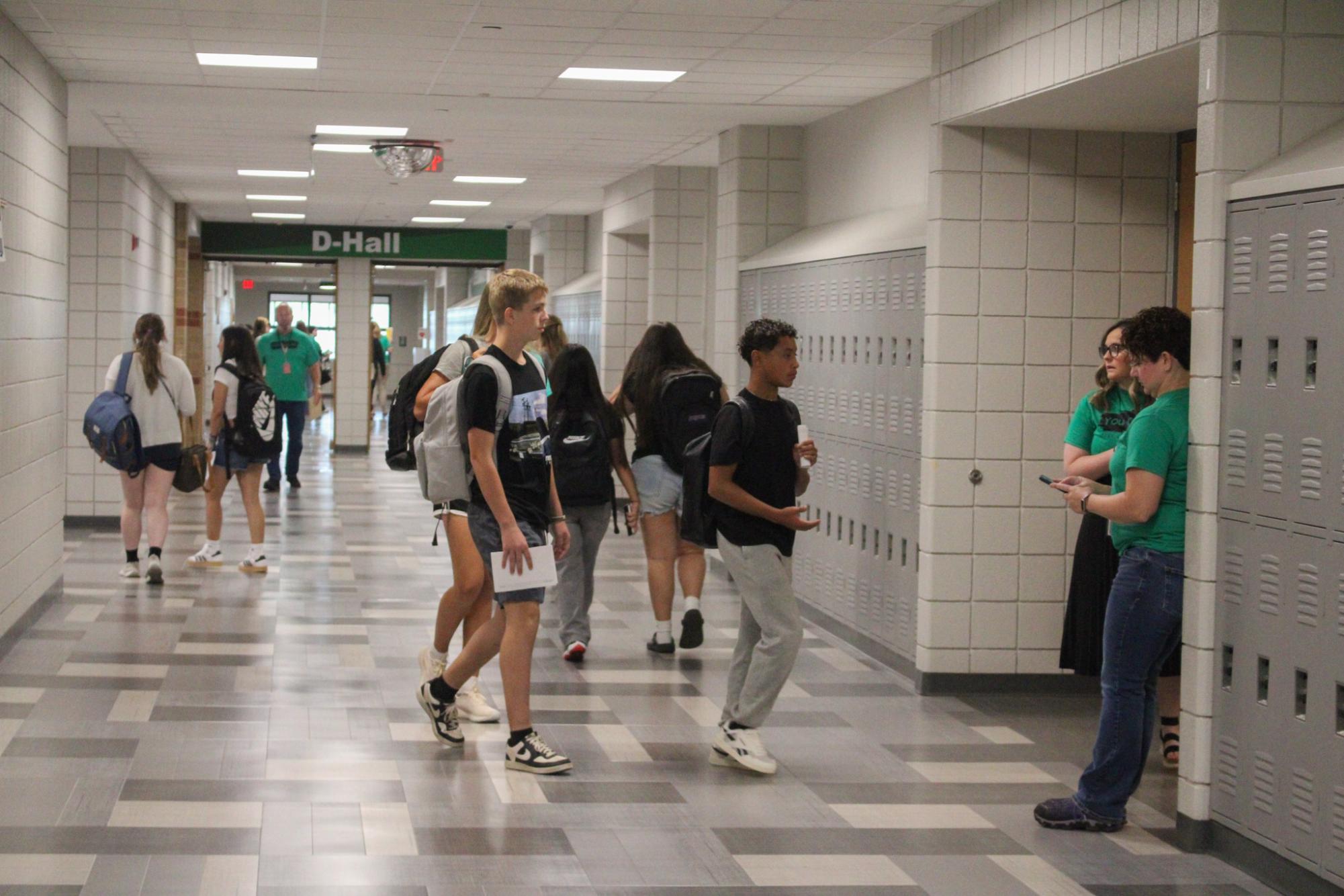 First day for new students (Photos by Kaelyn Kissack)