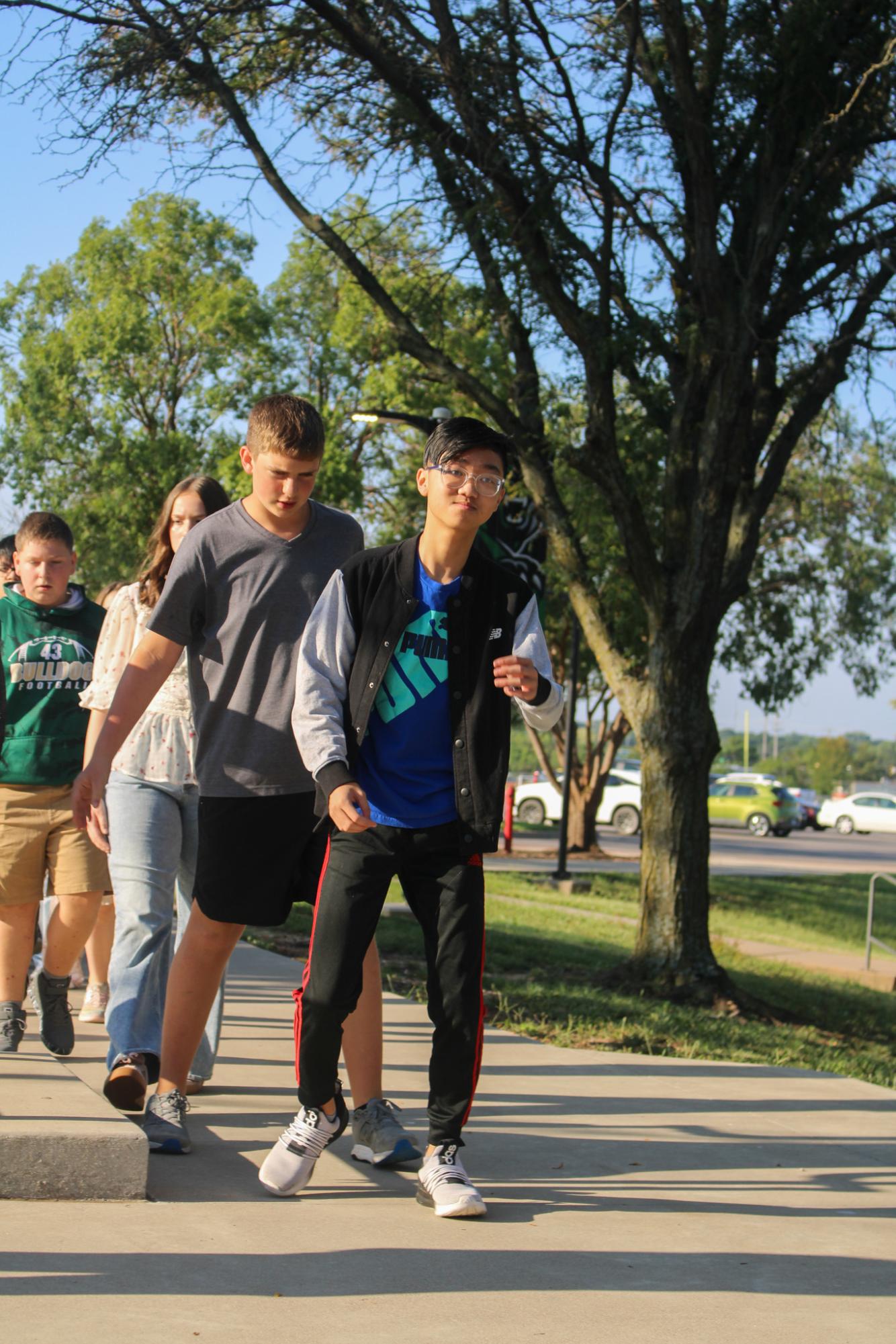 First day for new students (Photos by Kaelyn Kissack)