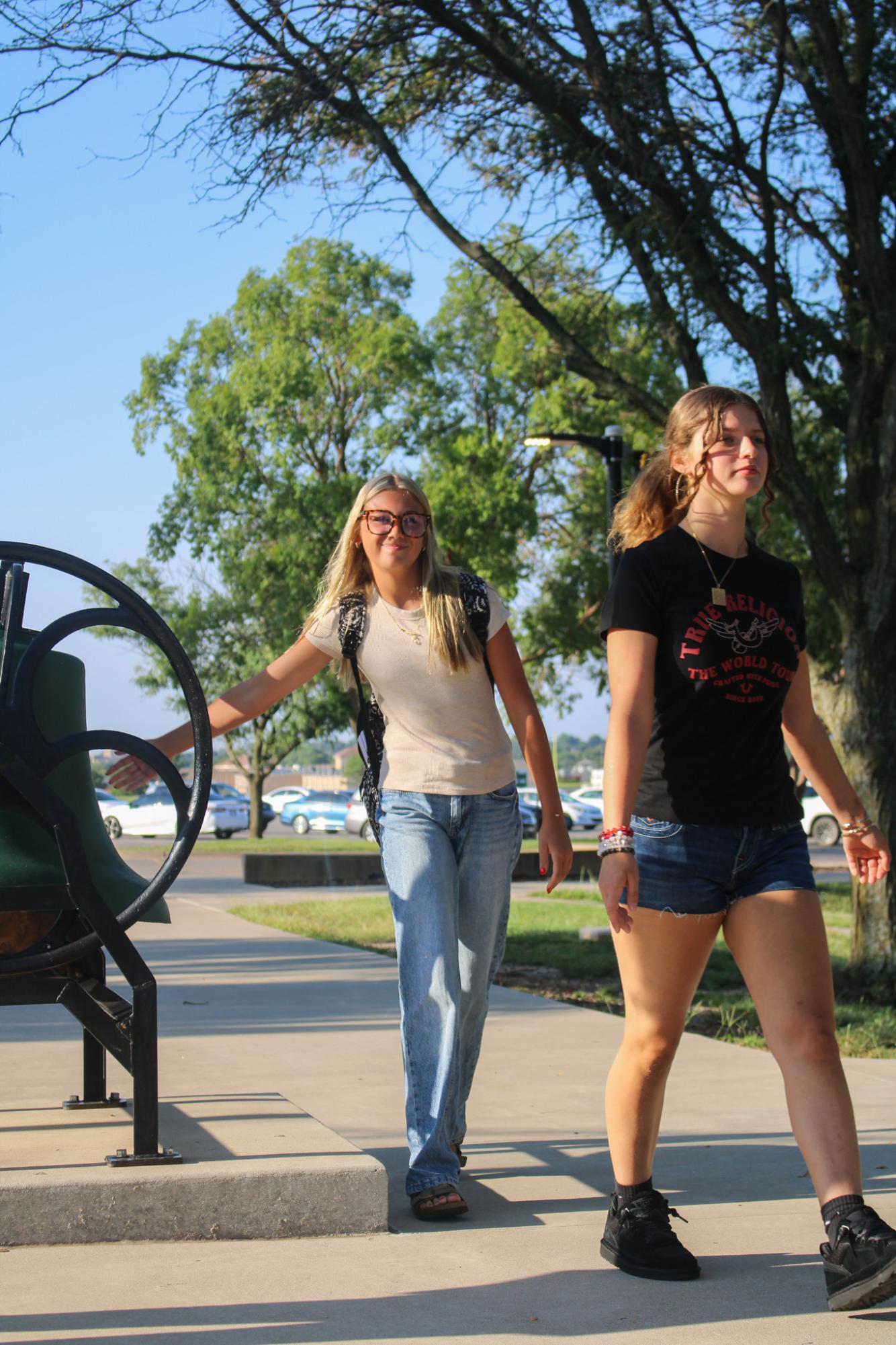 First day for new students (Photos by Kaelyn Kissack)
