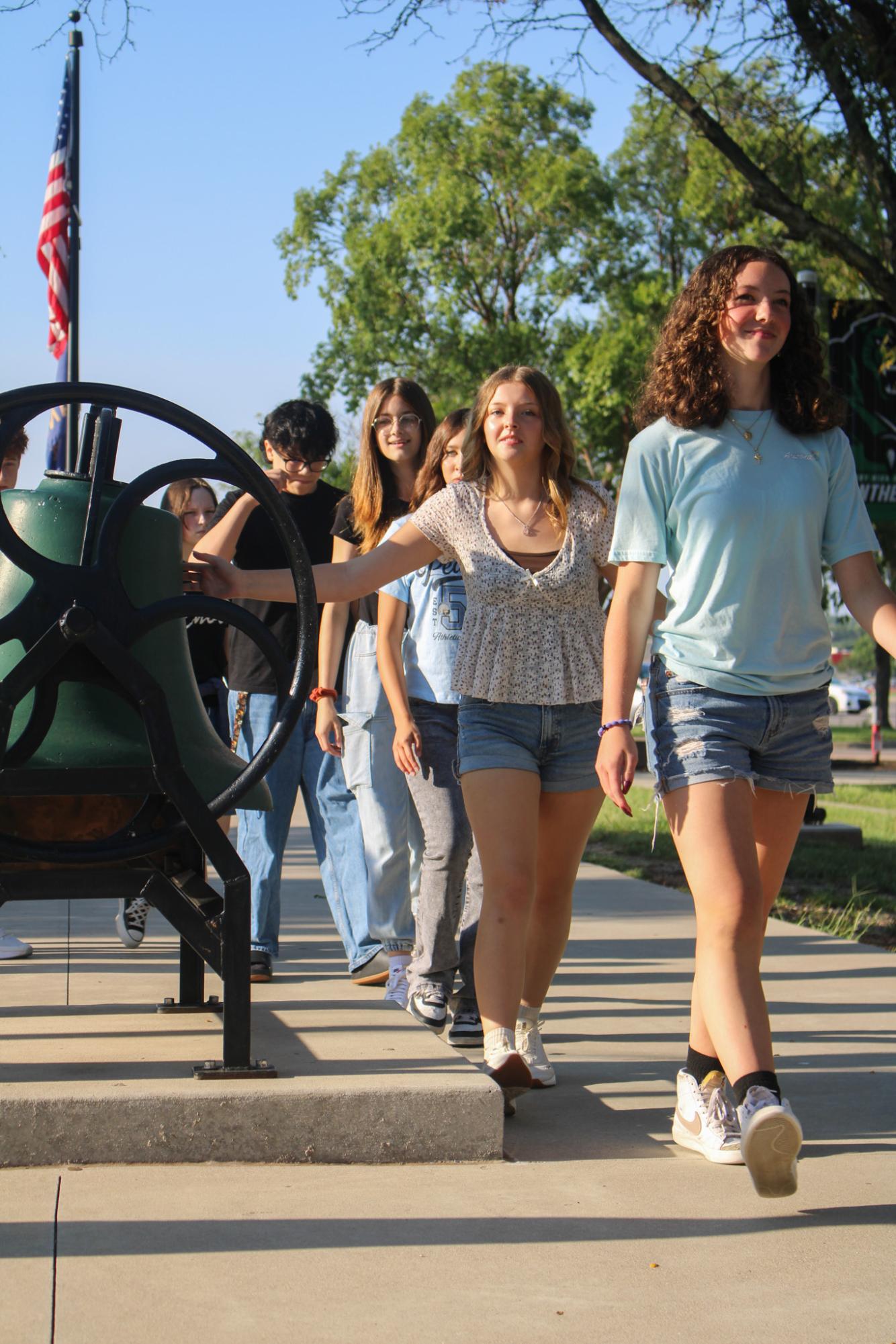 First day for new students (Photos by Kaelyn Kissack)