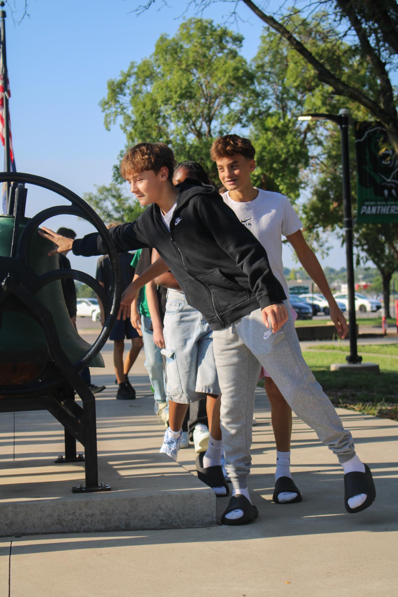 First day for new students (Photos by Kaelyn Kissack)