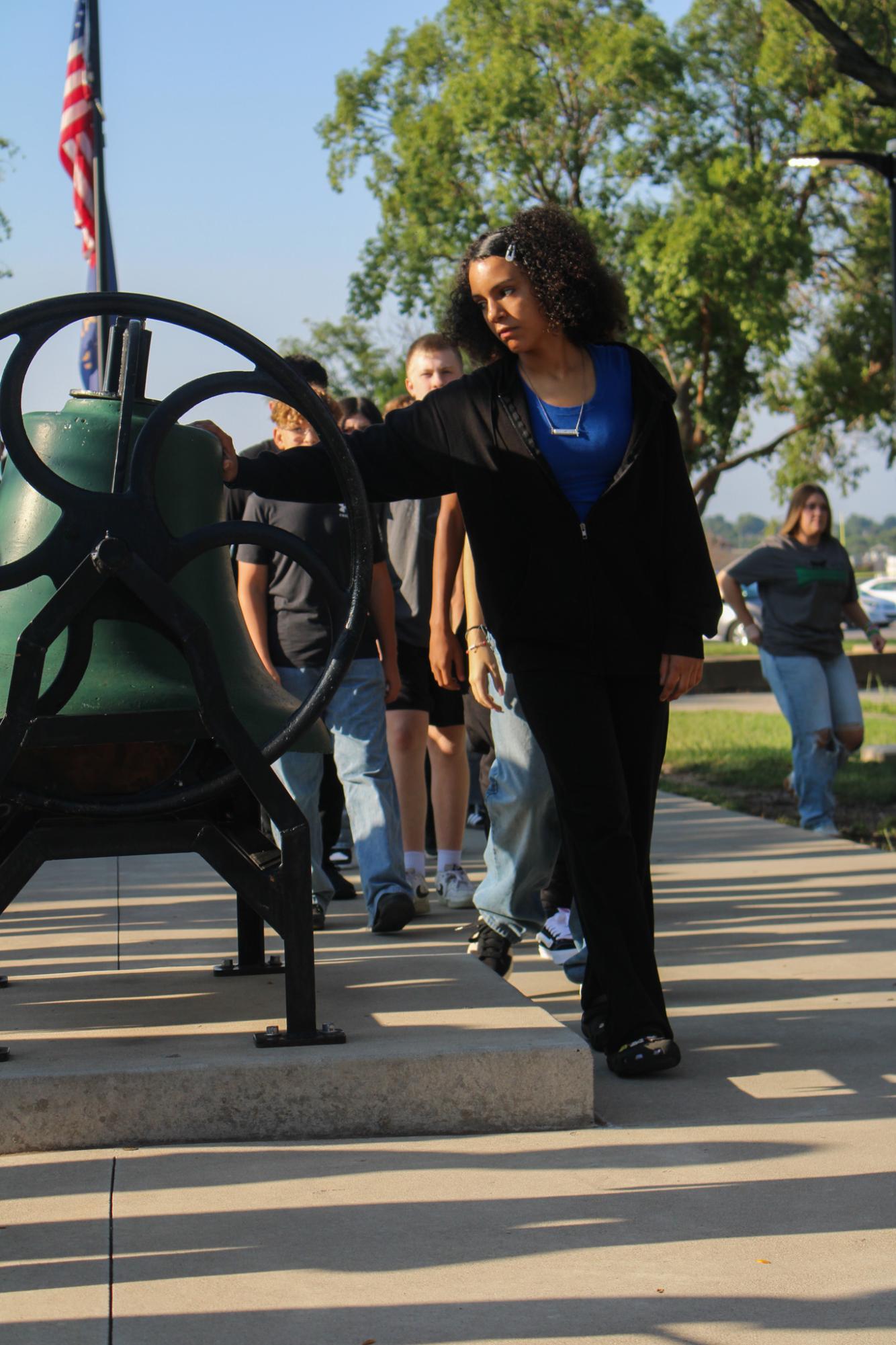 First day for new students (Photos by Kaelyn Kissack)