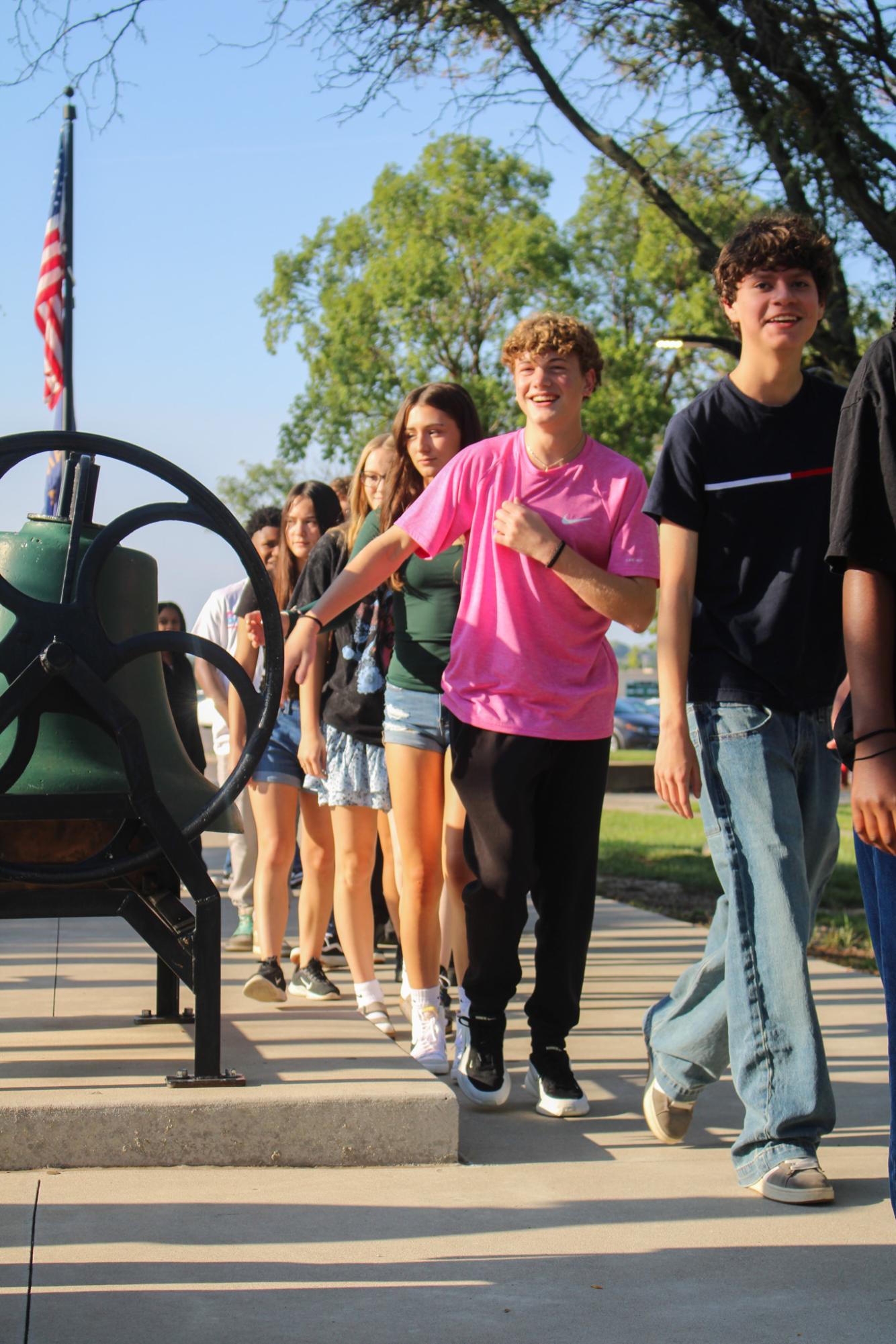 First day for new students (Photos by Kaelyn Kissack)