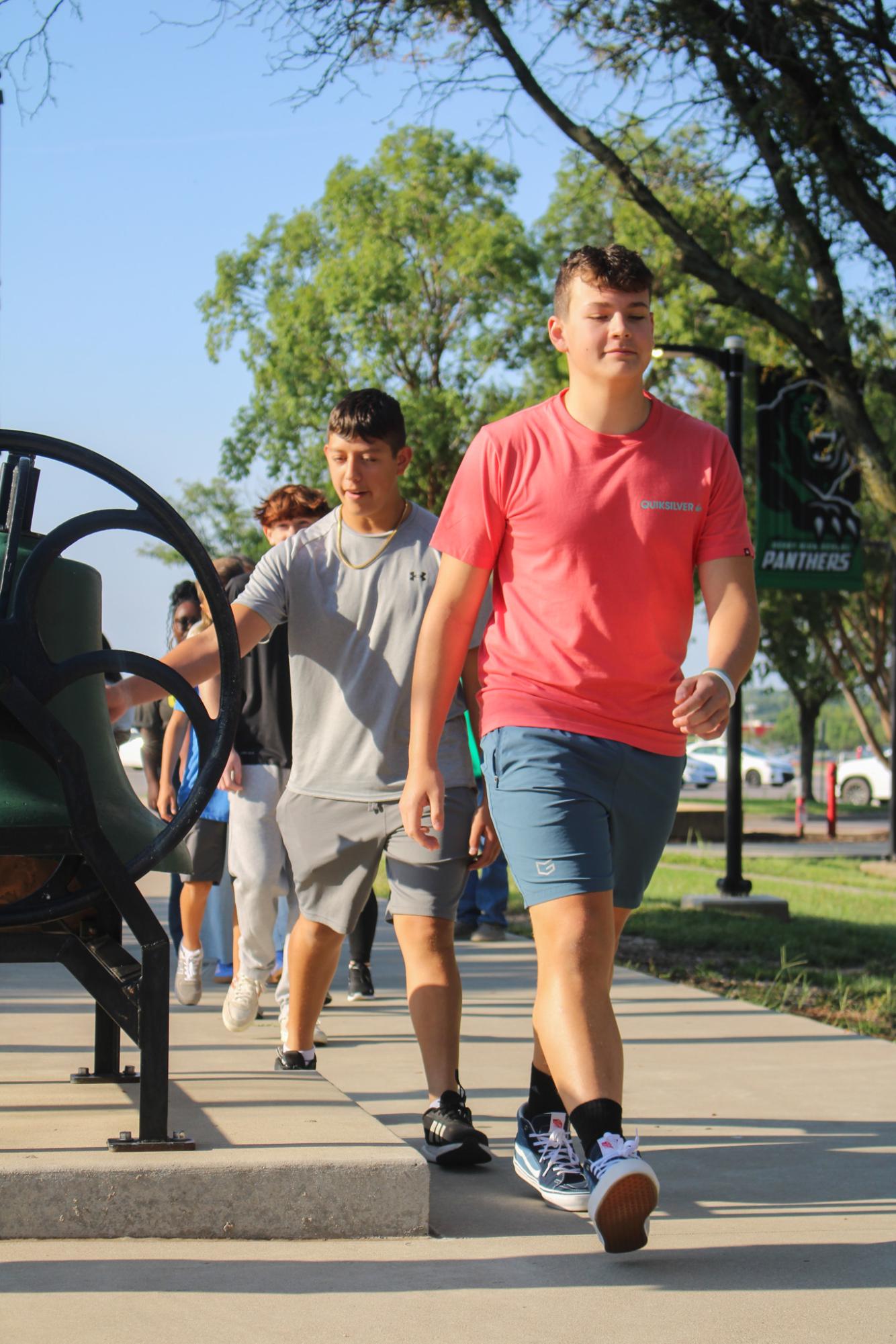 First day for new students (Photos by Kaelyn Kissack)