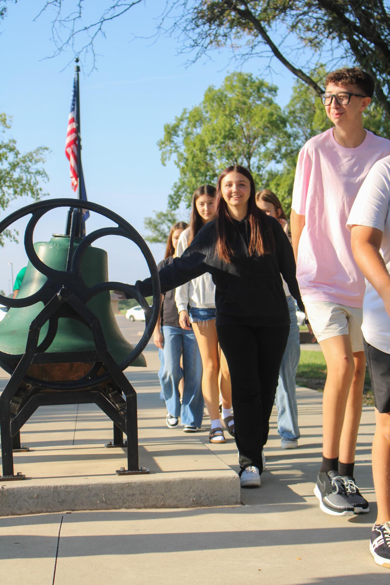 First day for new students (Photos by Kaelyn Kissack)