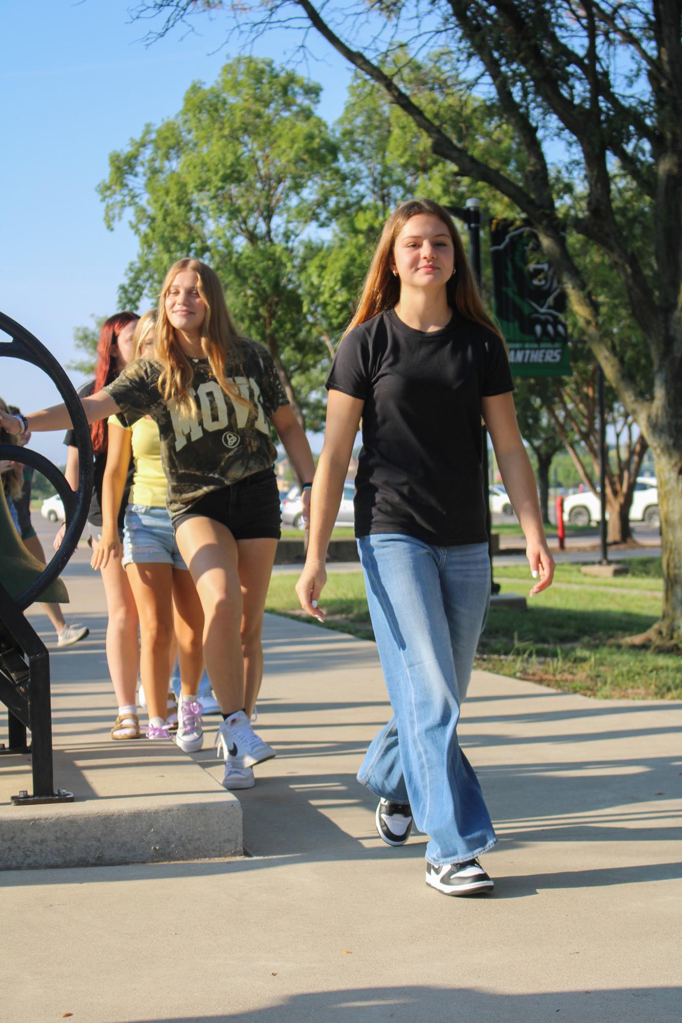 First day for new students (Photos by Kaelyn Kissack)