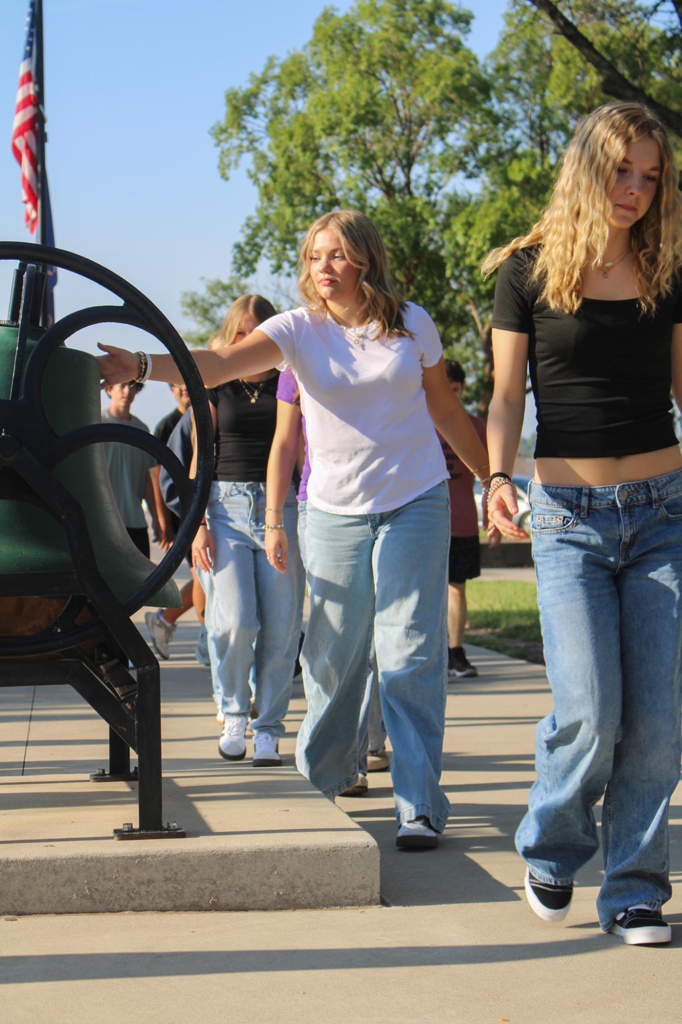 First day for new students (Photos by Kaelyn Kissack)
