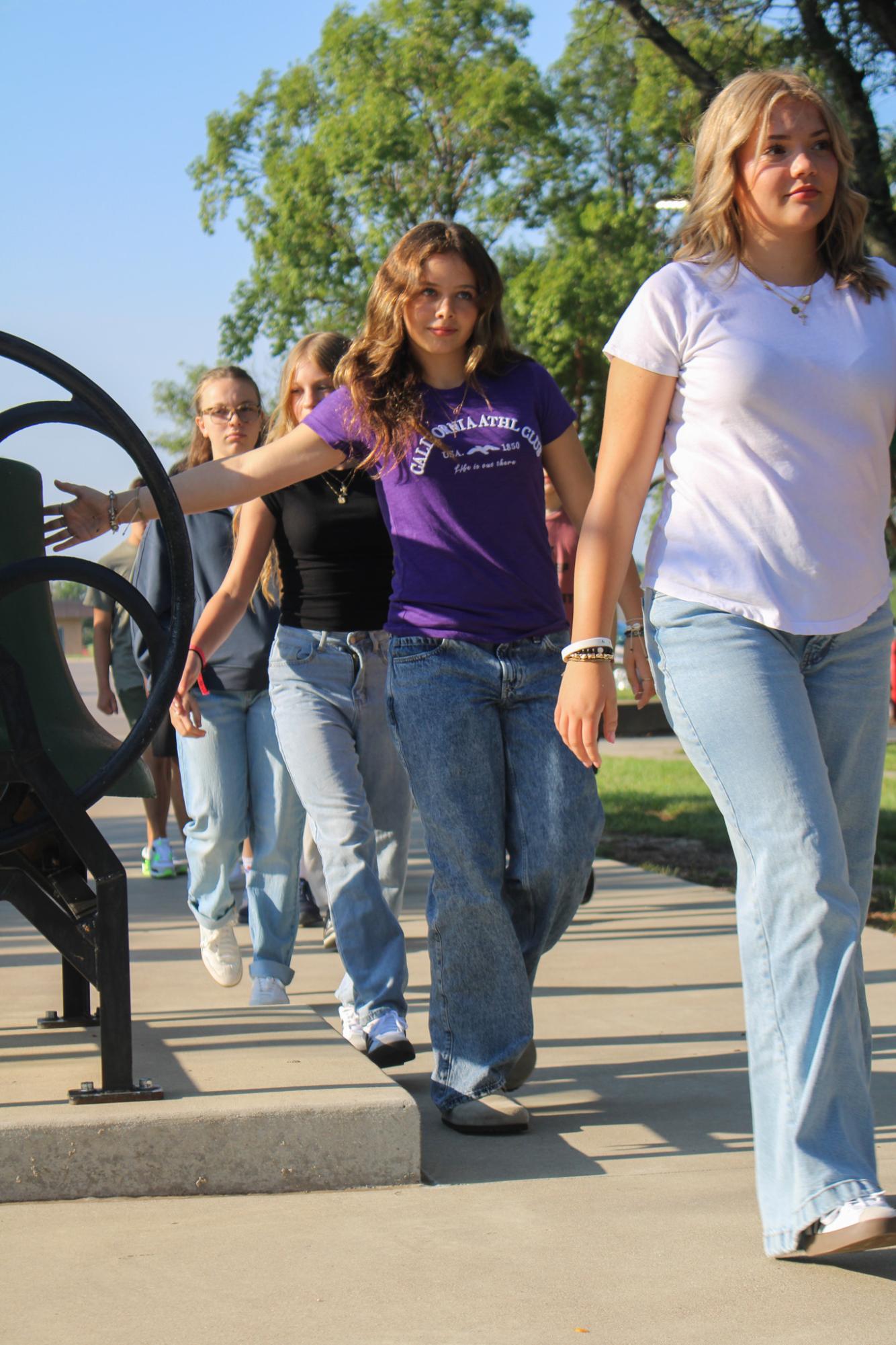 First day for new students (Photos by Kaelyn Kissack)