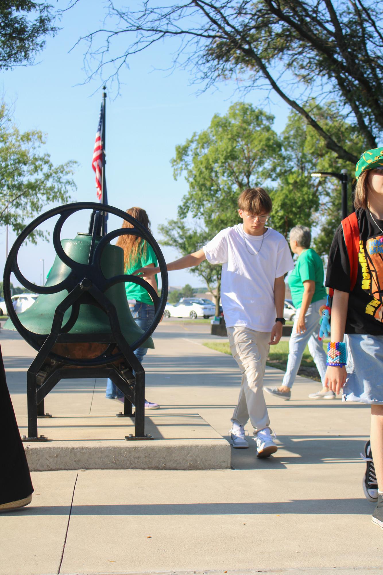First day for new students (Photos by Kaelyn Kissack)