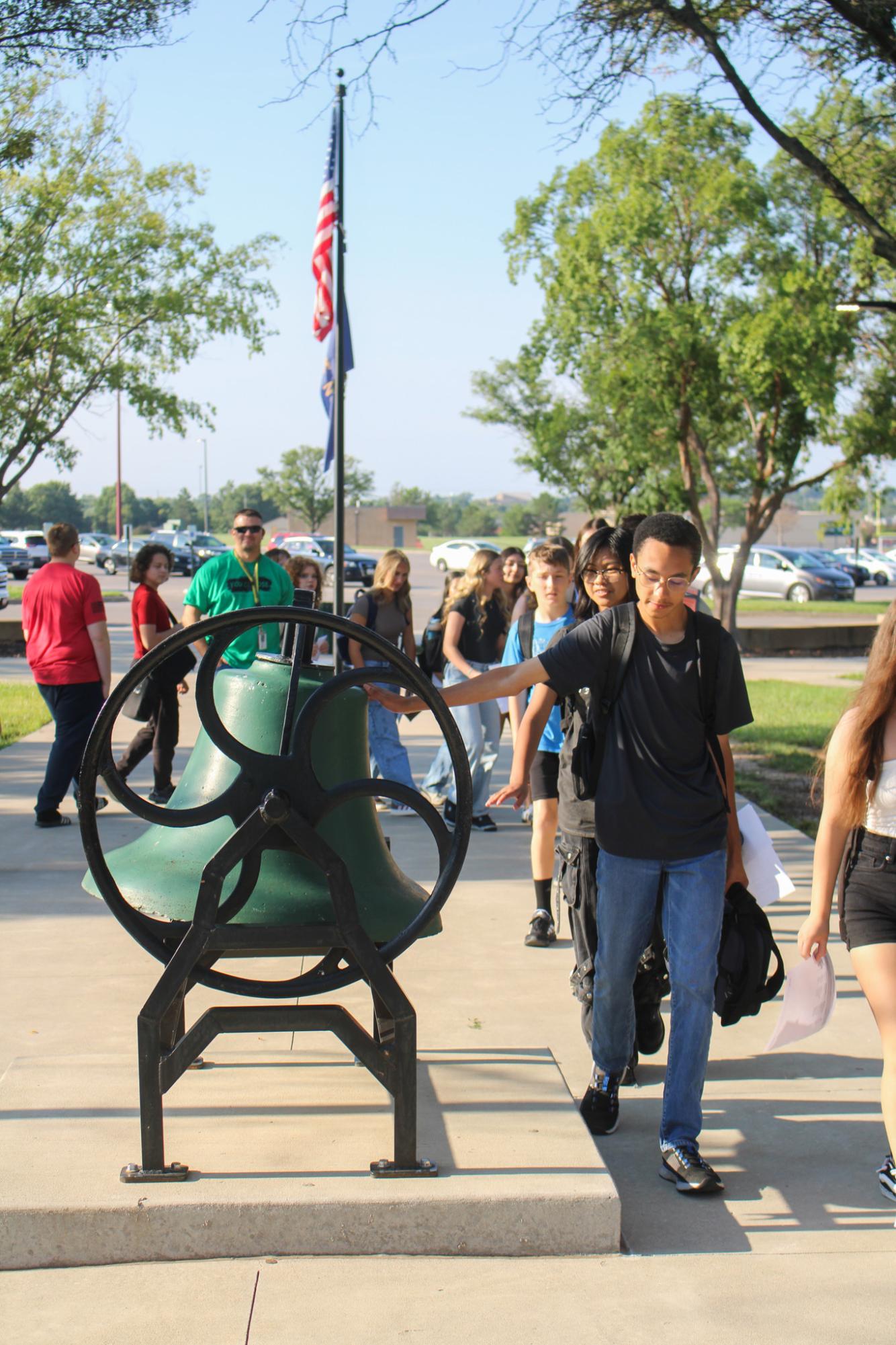 First day for new students (Photos by Kaelyn Kissack)