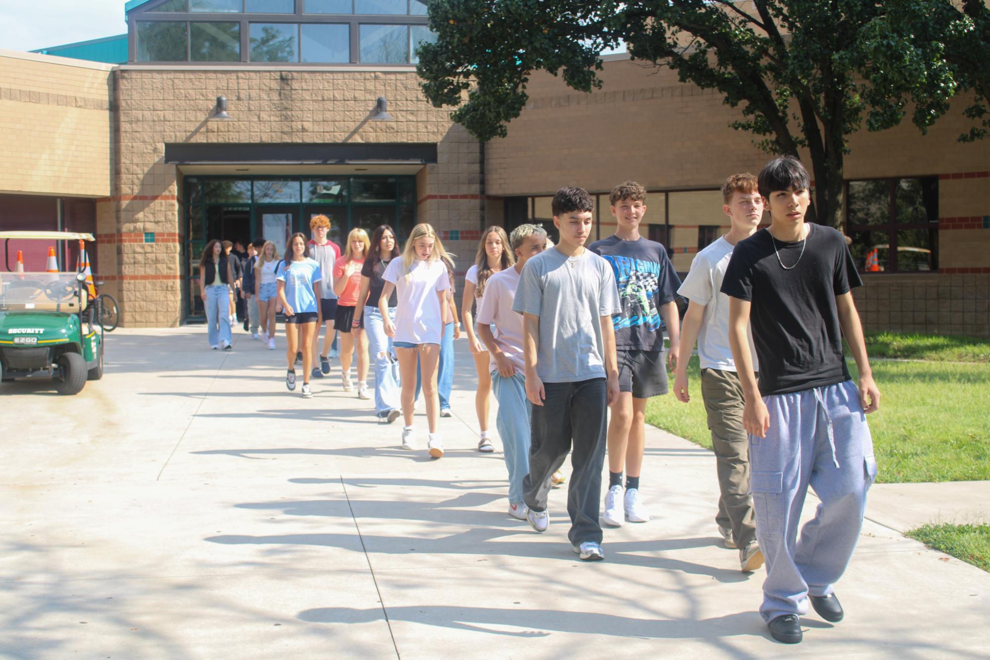 First day for new students (Photos by Kaelyn Kissack)