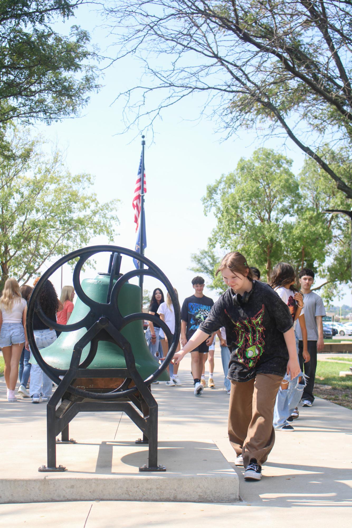 First day for new students (Photos by Kaelyn Kissack)