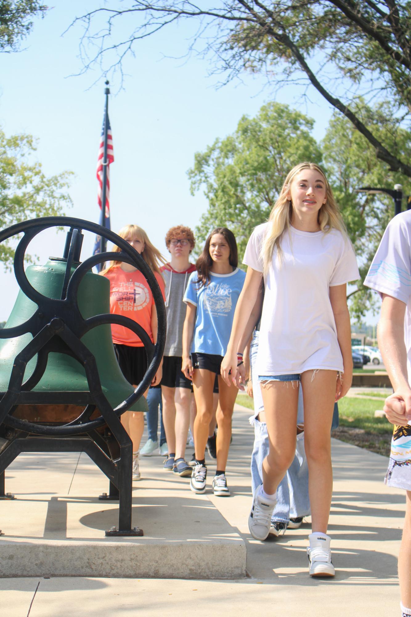 First day for new students (Photos by Kaelyn Kissack)