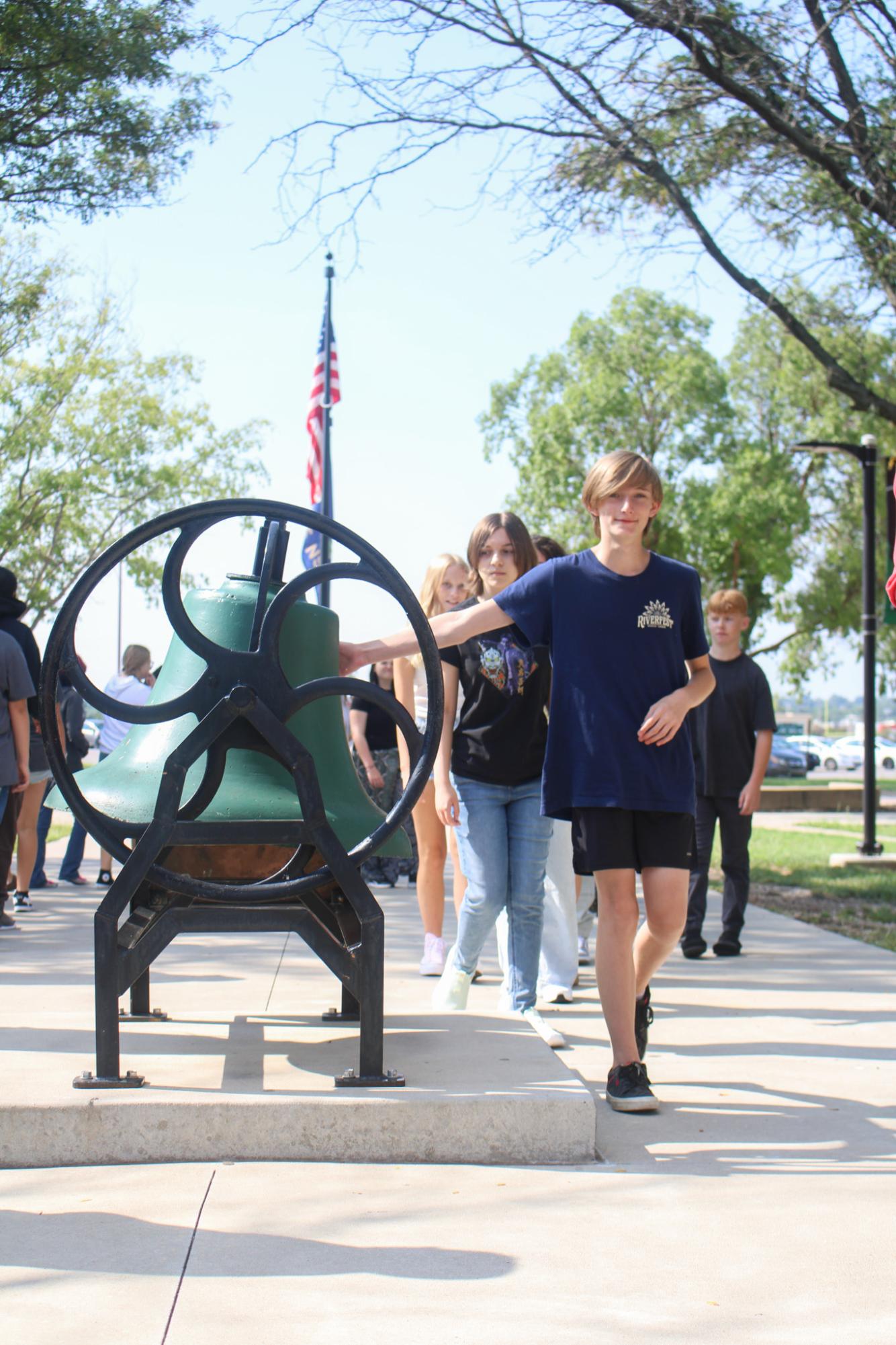 First day for new students (Photos by Kaelyn Kissack)