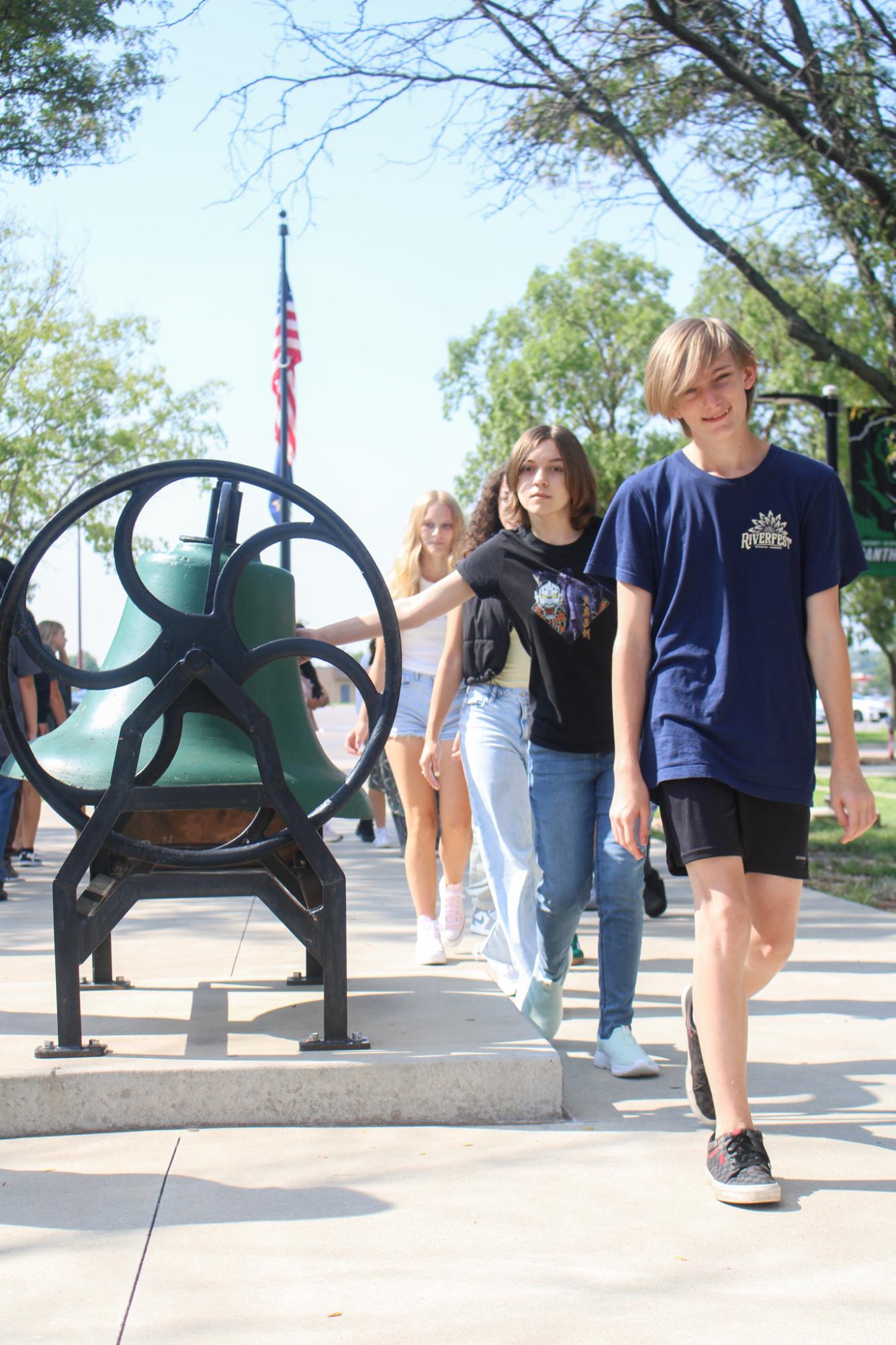First day for new students (Photos by Kaelyn Kissack)