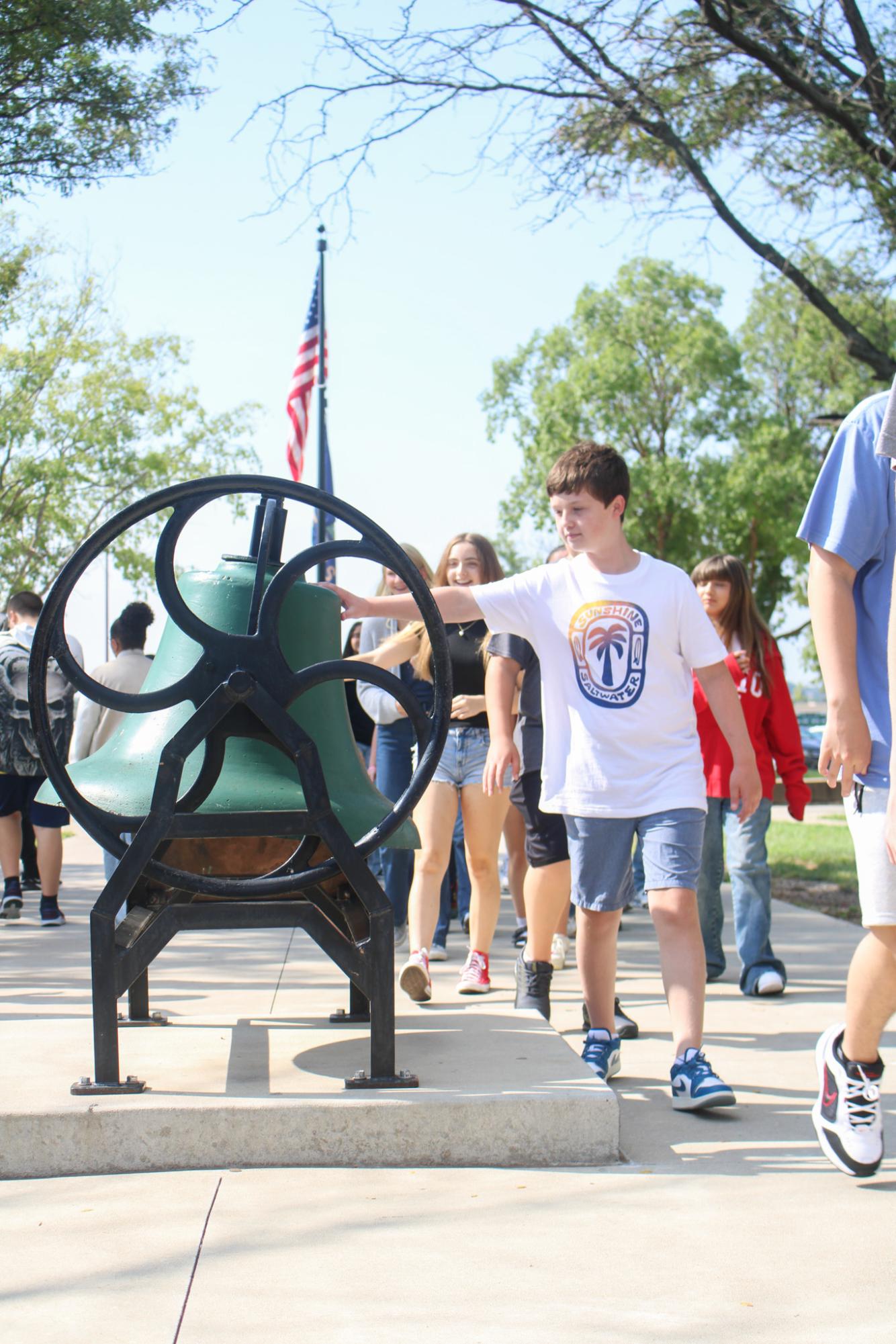 First day for new students (Photos by Kaelyn Kissack)