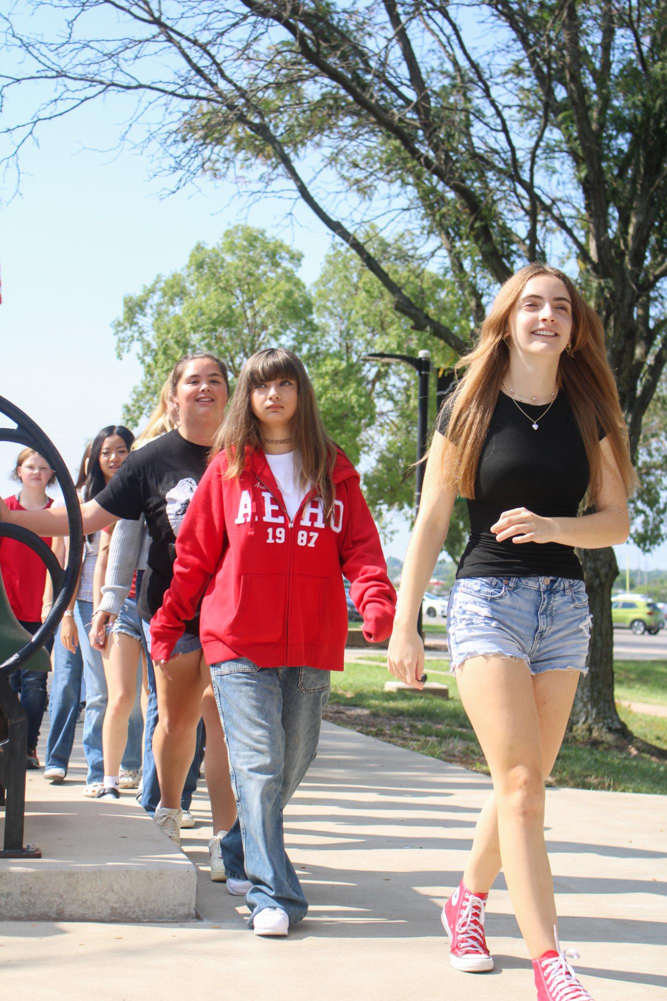 First day for new students (Photos by Kaelyn Kissack)